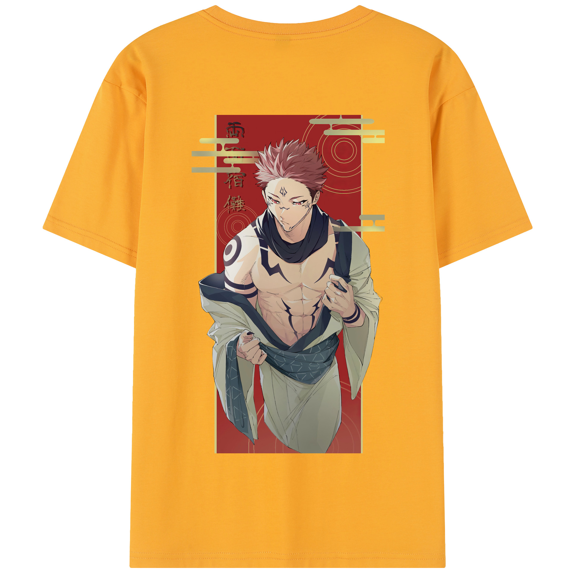 （画像用） 呪術廻戦 Jujutsu Kaisen 綿100％半袖Tシャツ（背面プリント）