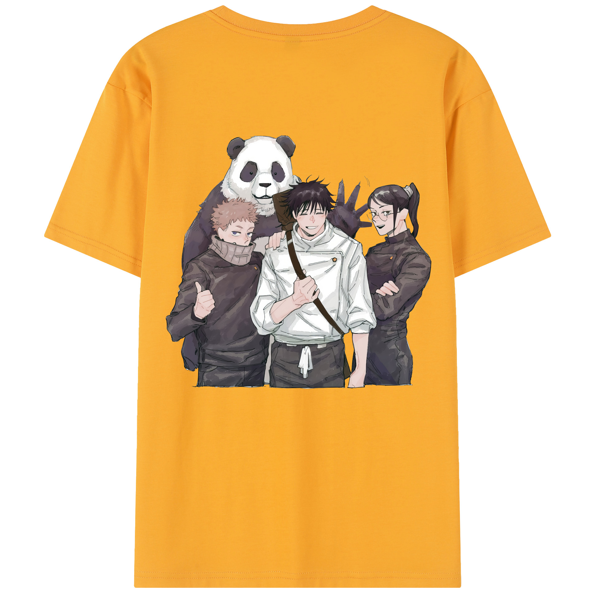 （画像用） 呪術廻戦 Jujutsu Kaisen 綿100％半袖Tシャツ（背面プリント）