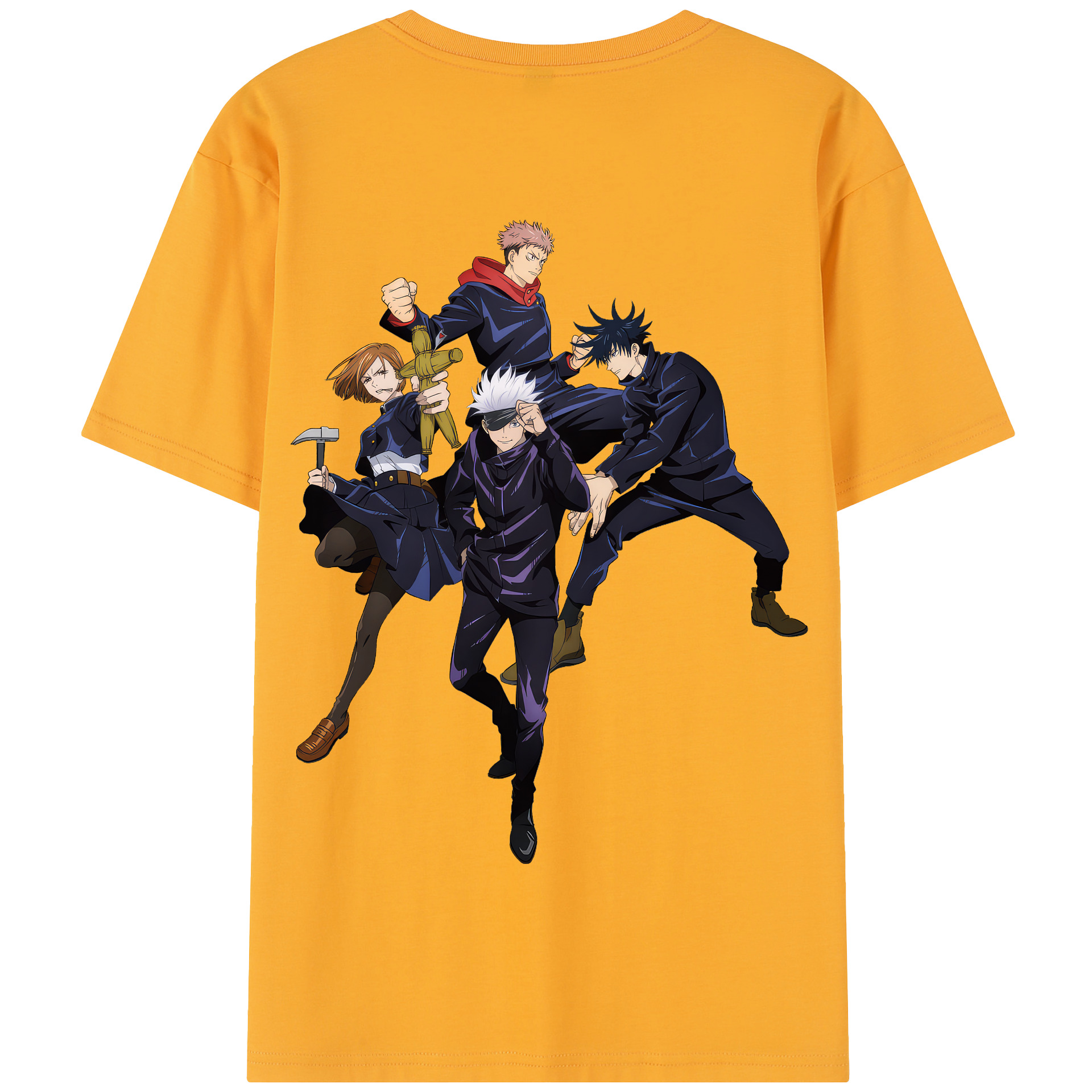 （画像用） 呪術廻戦 Jujutsu Kaisen 綿100％半袖Tシャツ（背面プリント）
