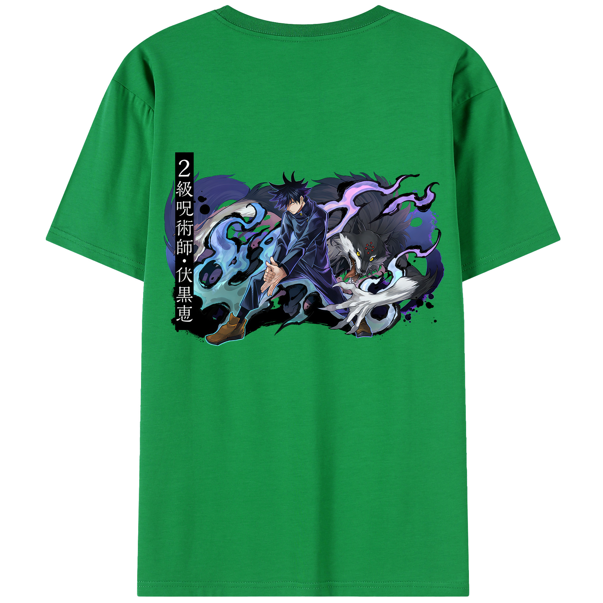 （画像用） 呪術廻戦 Jujutsu Kaisen 綿100％半袖Tシャツ（背面プリント）