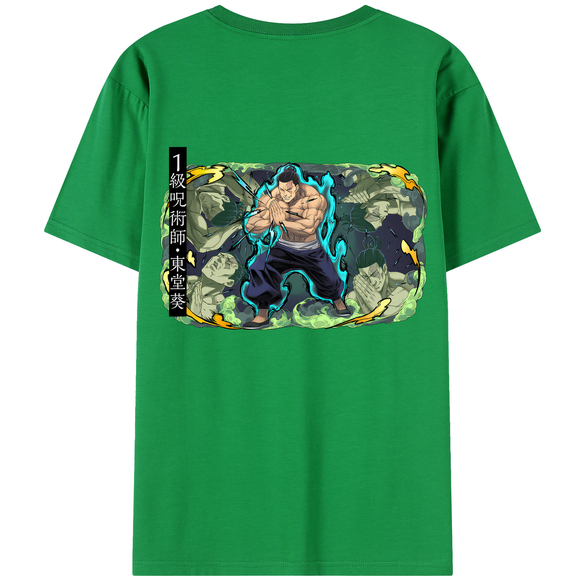 （画像用） 呪術廻戦 Jujutsu Kaisen 綿100％半袖Tシャツ（背面プリント）