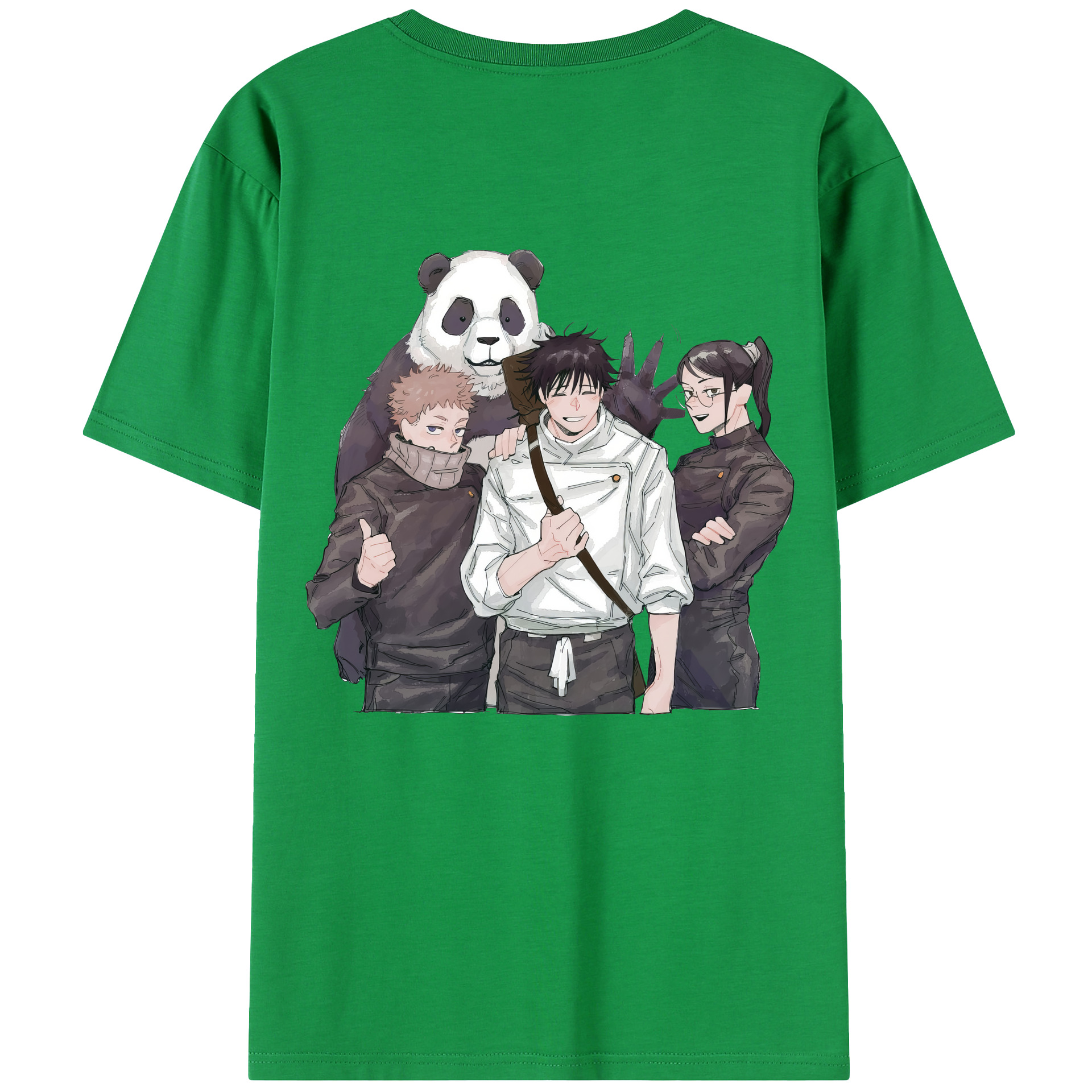 （画像用） 呪術廻戦 Jujutsu Kaisen 綿100％半袖Tシャツ（背面プリント）