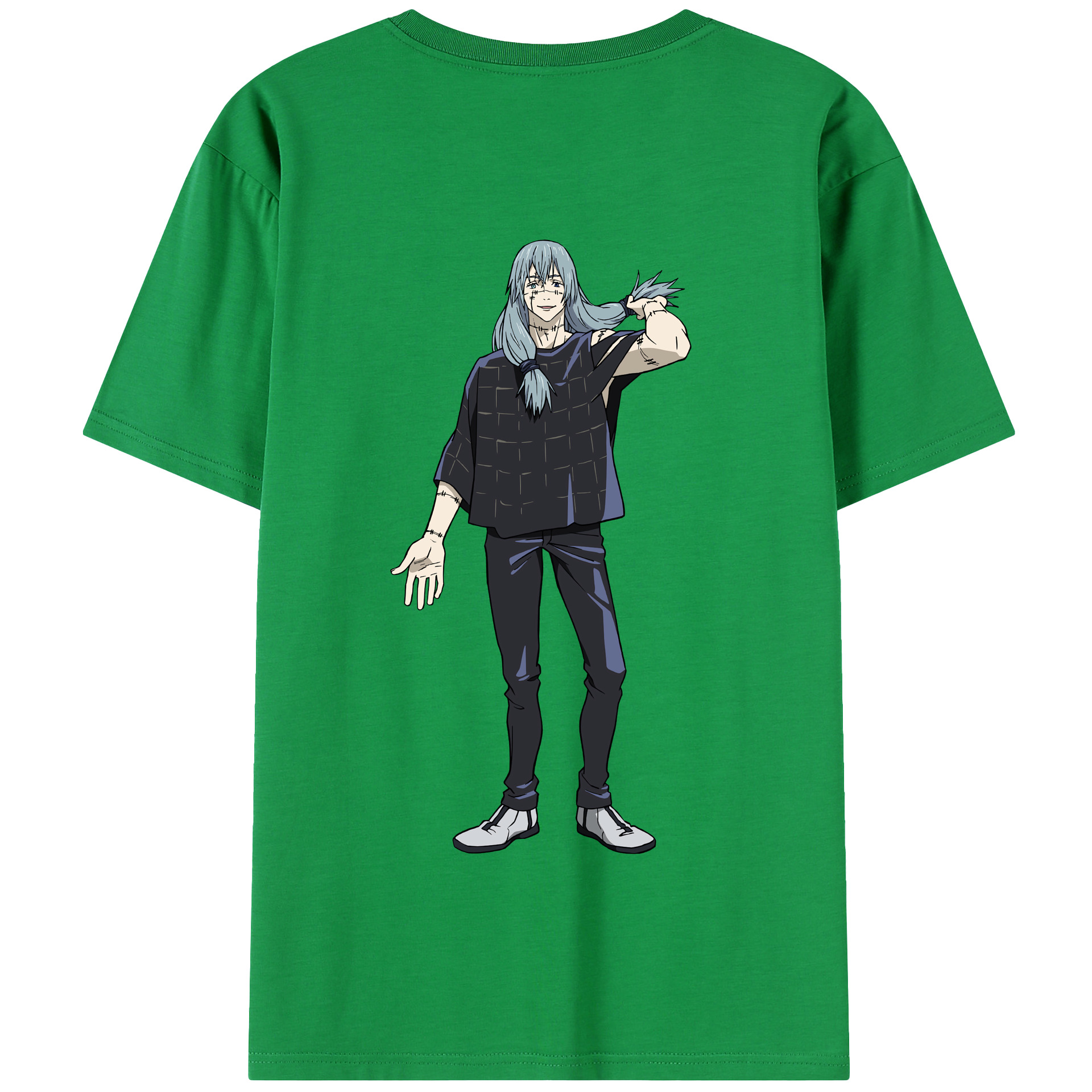 （画像用） 呪術廻戦 Jujutsu Kaisen 綿100％半袖Tシャツ（背面プリント）