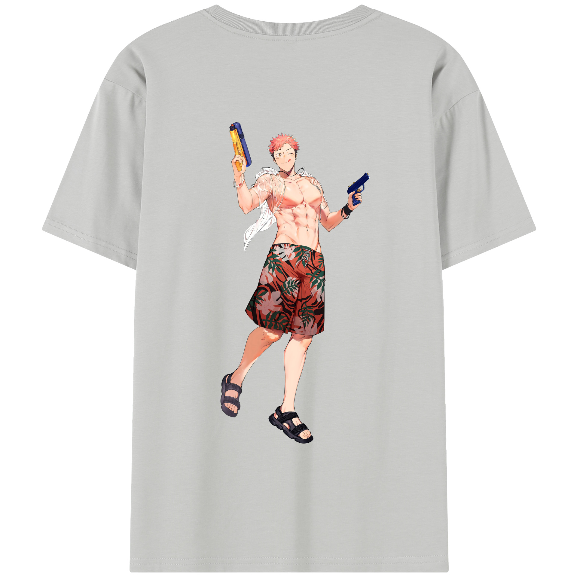 （画像用） 呪術廻戦 Jujutsu Kaisen 綿100％半袖Tシャツ（背面プリント）
