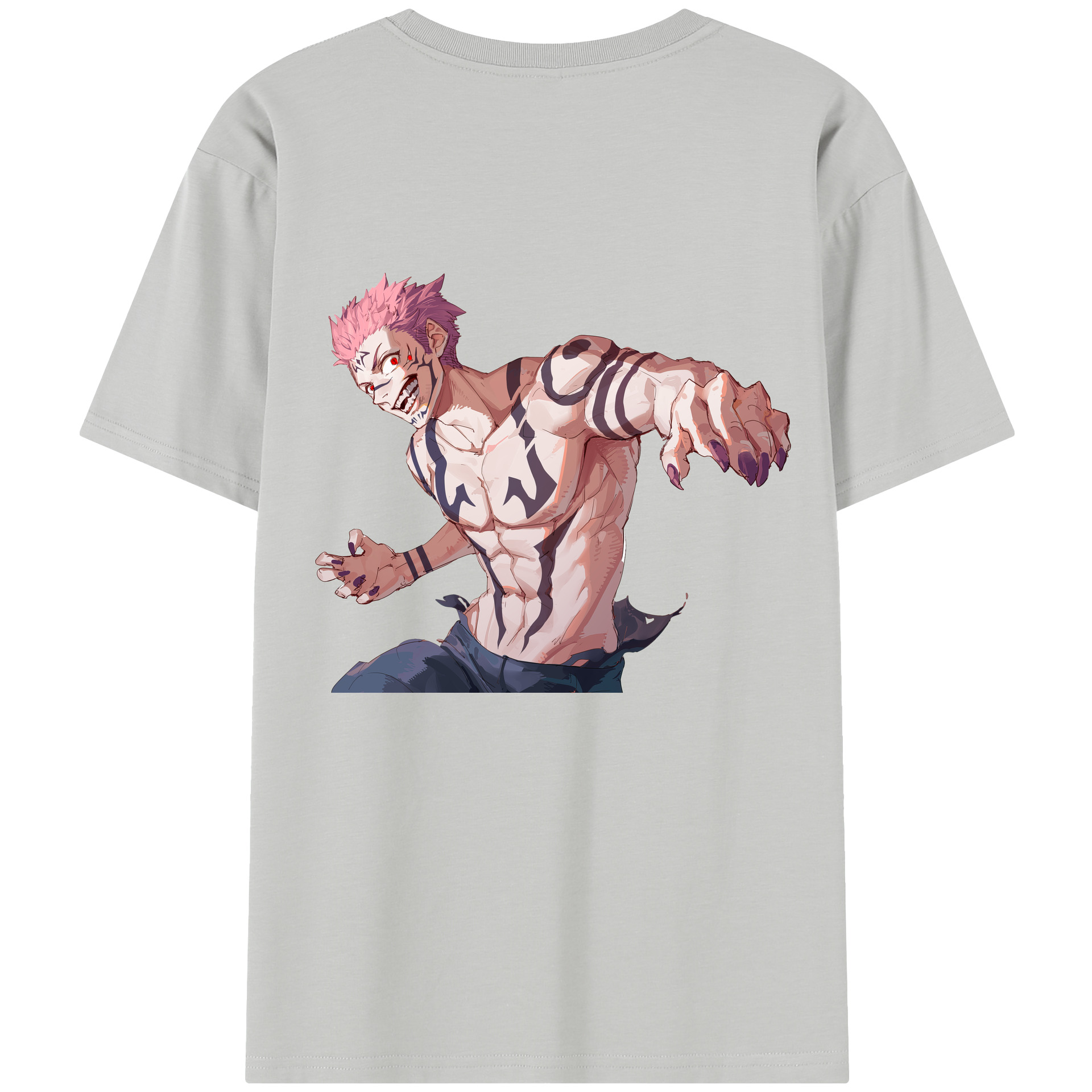 （画像用） 呪術廻戦 Jujutsu Kaisen 綿100％半袖Tシャツ（背面プリント）