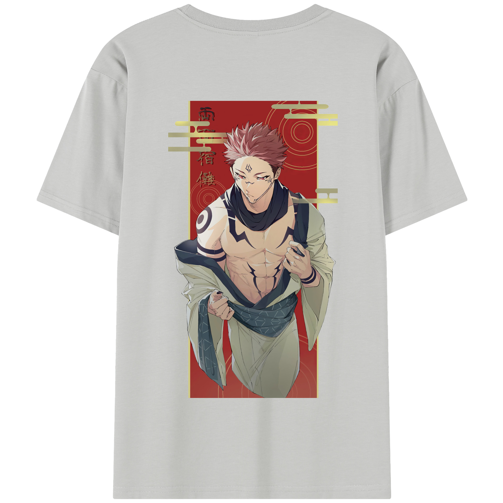 （画像用） 呪術廻戦 Jujutsu Kaisen 綿100％半袖Tシャツ（背面プリント）