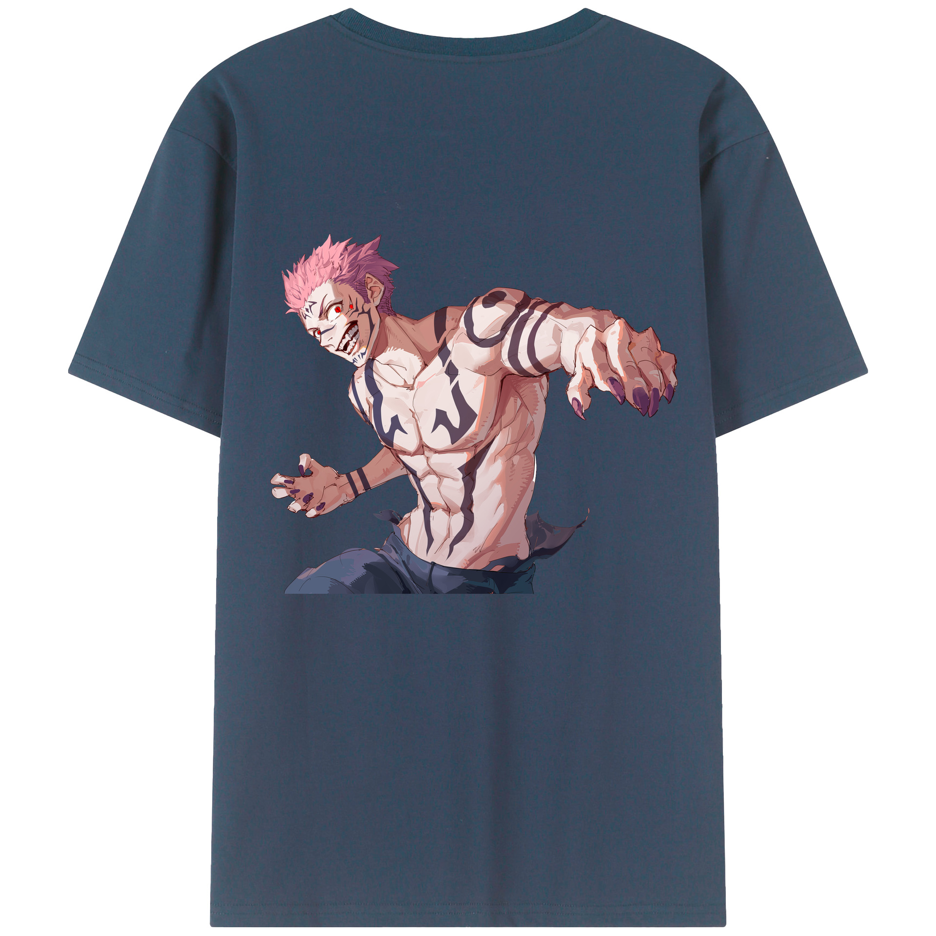 （画像用） 呪術廻戦 Jujutsu Kaisen 綿100％半袖Tシャツ（背面プリント）