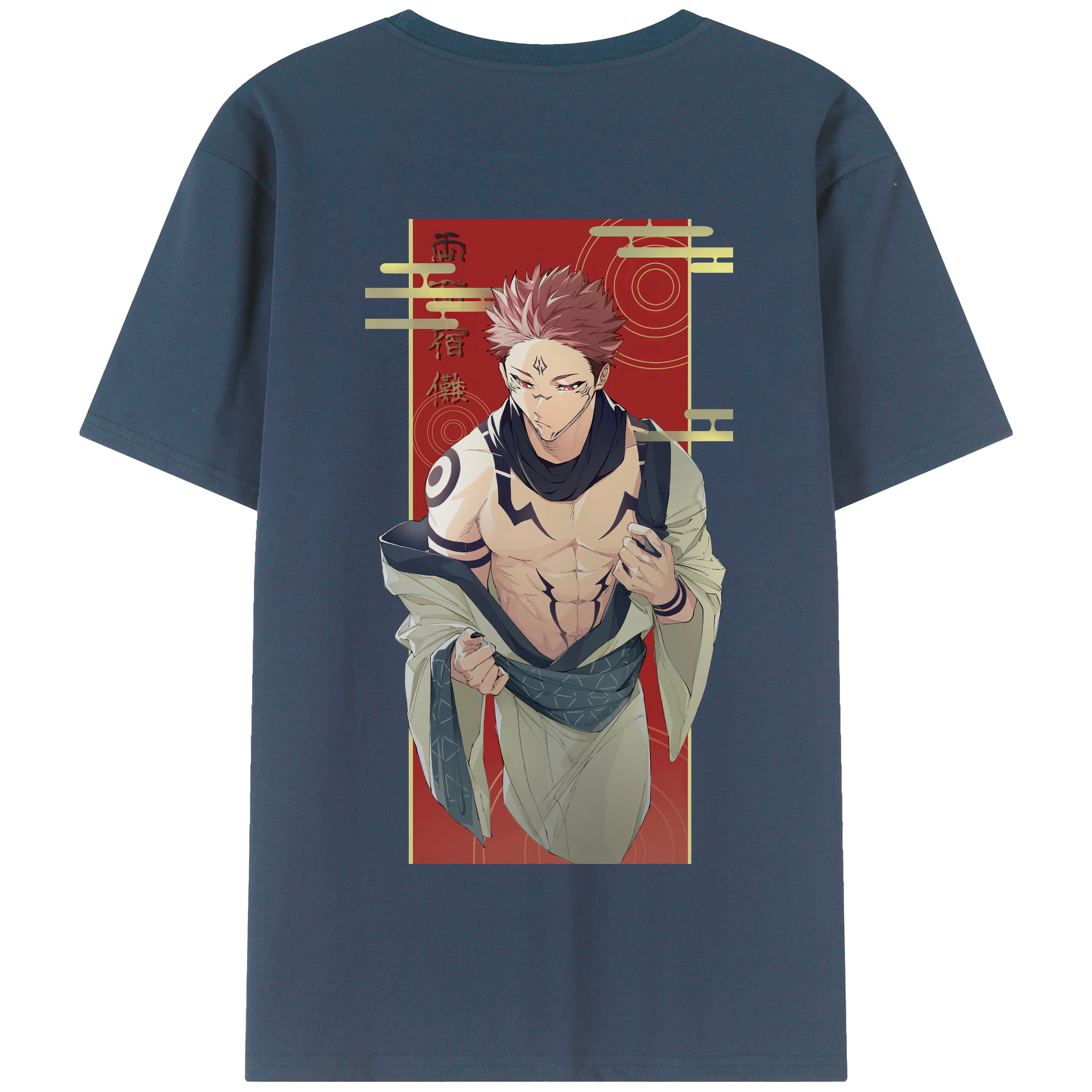 （画像用） 呪術廻戦 Jujutsu Kaisen 綿100％半袖Tシャツ（背面プリント）