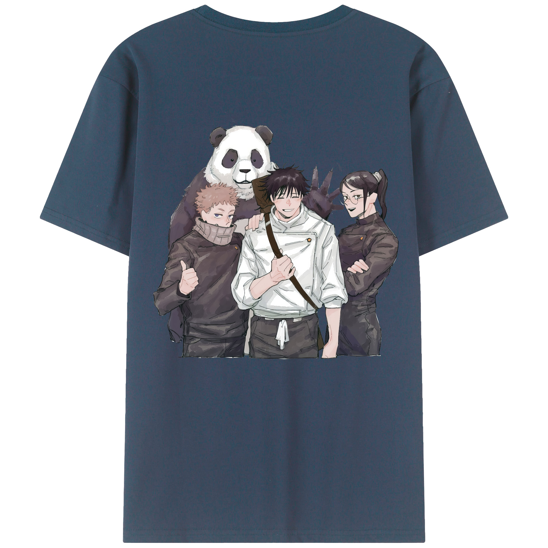 （画像用） 呪術廻戦 Jujutsu Kaisen 綿100％半袖Tシャツ（背面プリント）