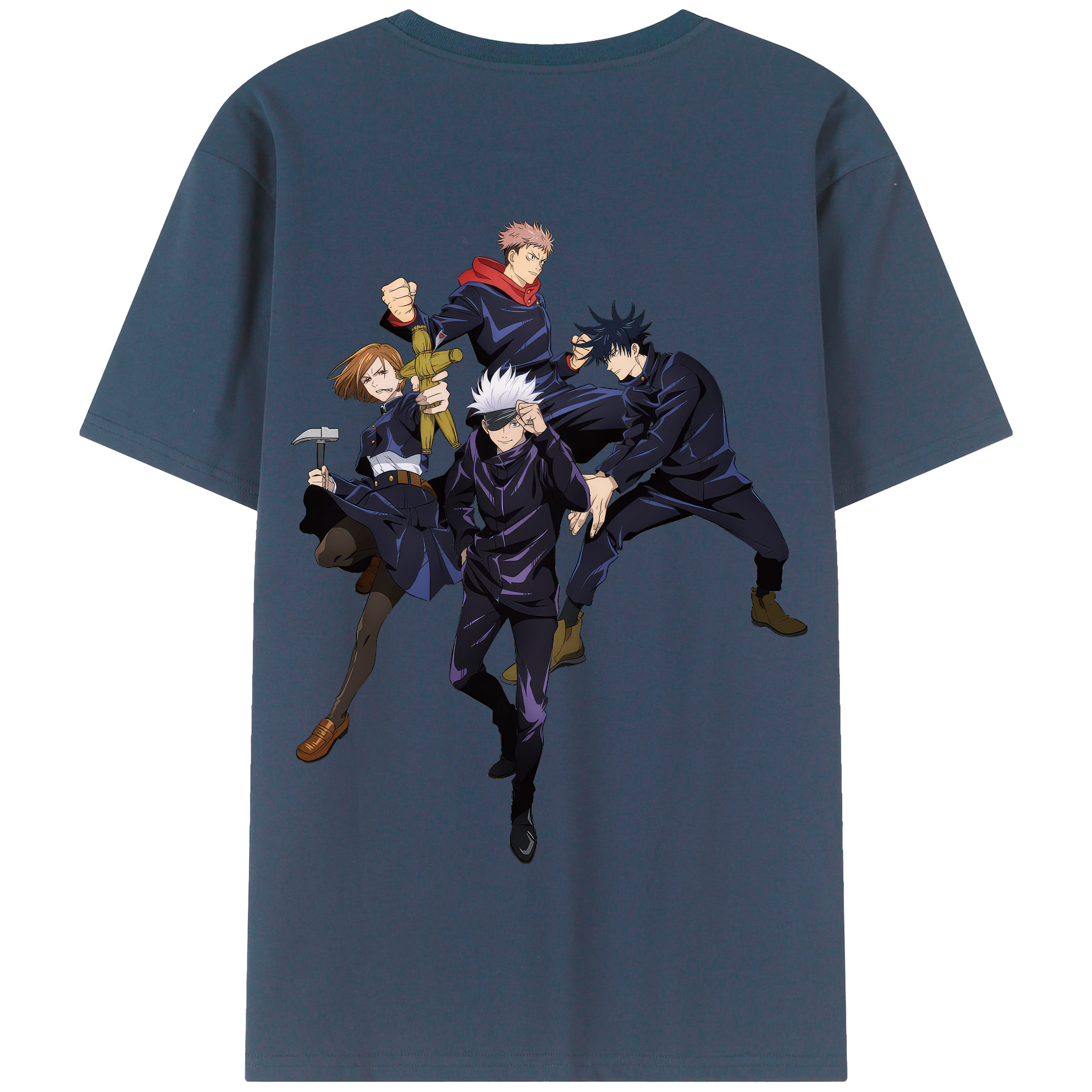 （画像用） 呪術廻戦 Jujutsu Kaisen 綿100％半袖Tシャツ（背面プリント）