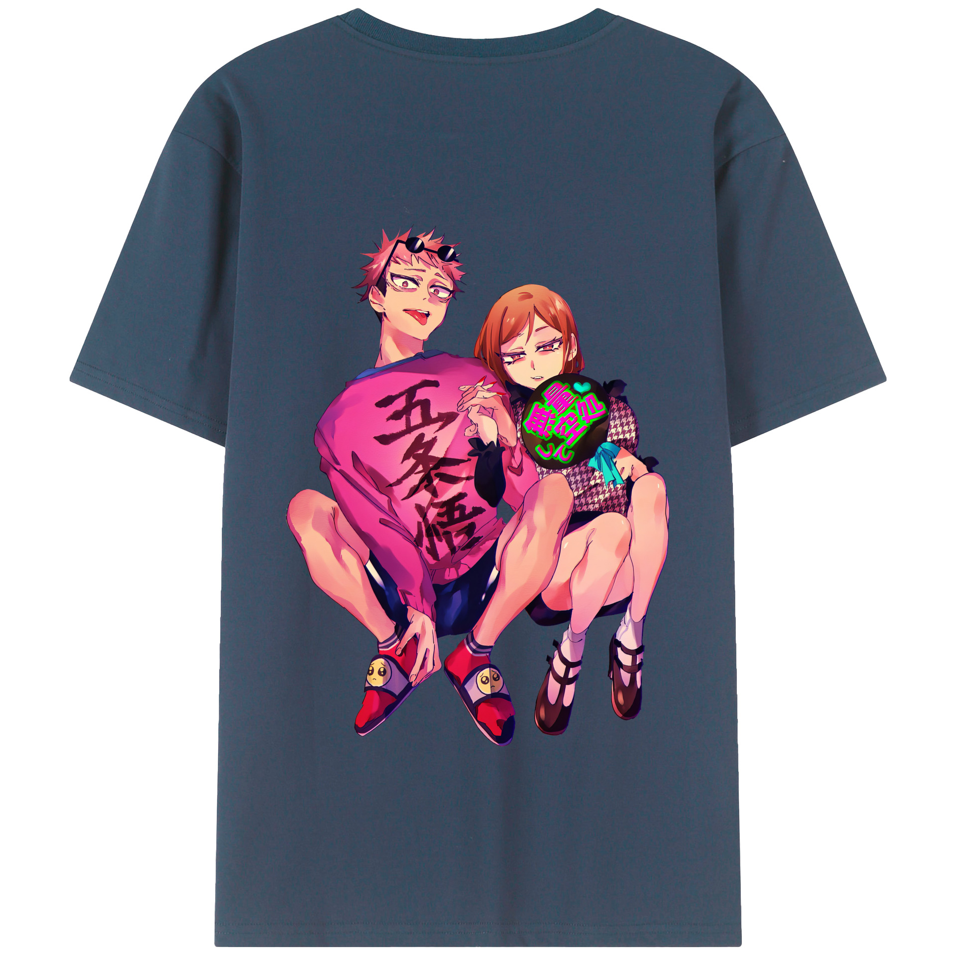 （画像用） 呪術廻戦 Jujutsu Kaisen 綿100％半袖Tシャツ（背面プリント）