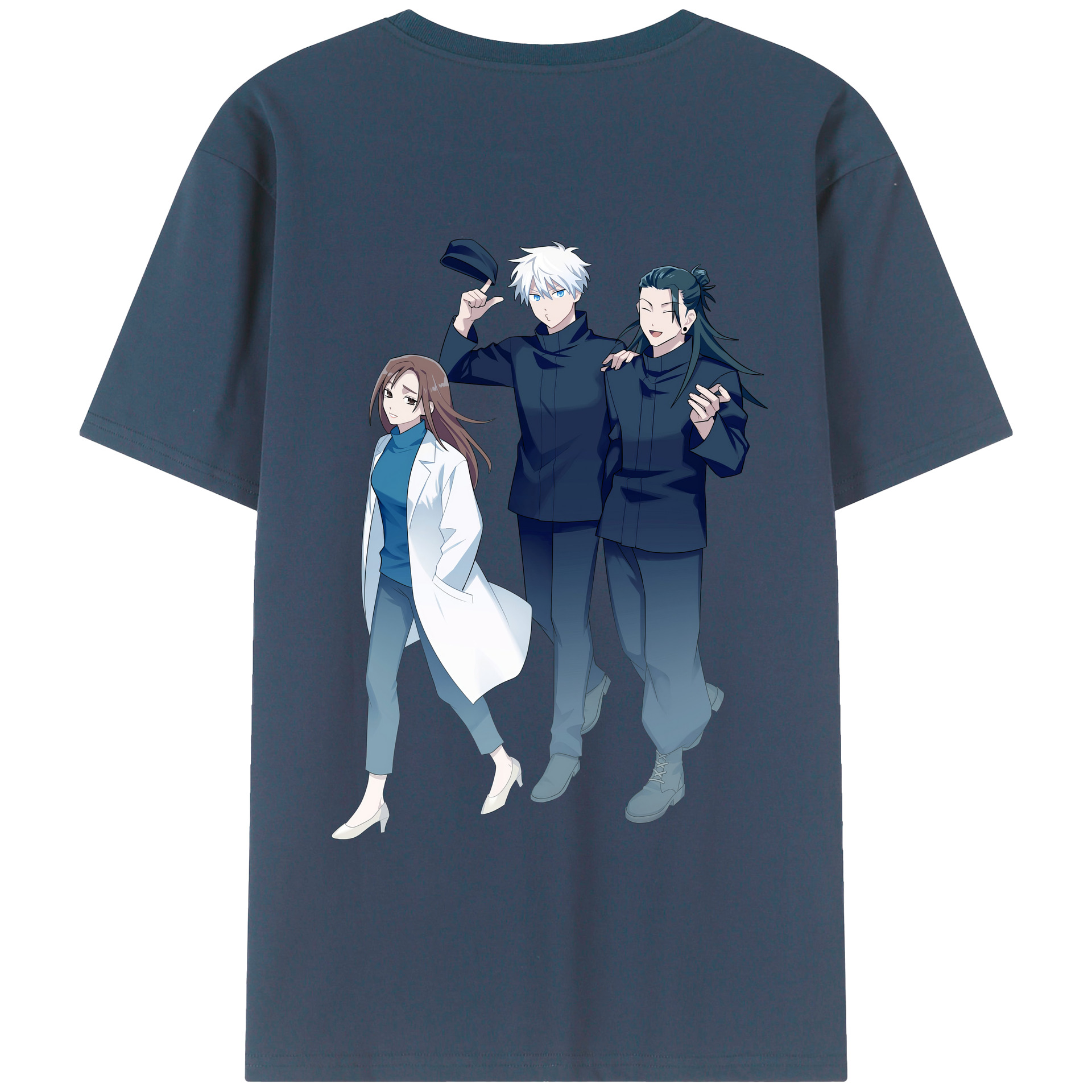 （画像用） 呪術廻戦 Jujutsu Kaisen 綿100％半袖Tシャツ（背面プリント）