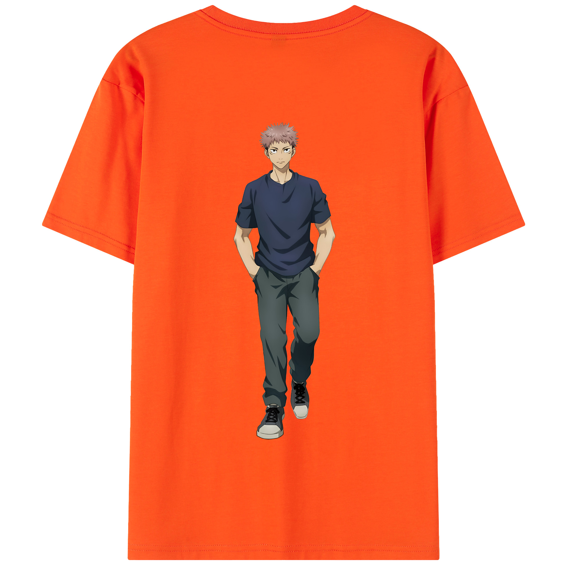 （画像用） 呪術廻戦 Jujutsu Kaisen 綿100％半袖Tシャツ（背面プリント）