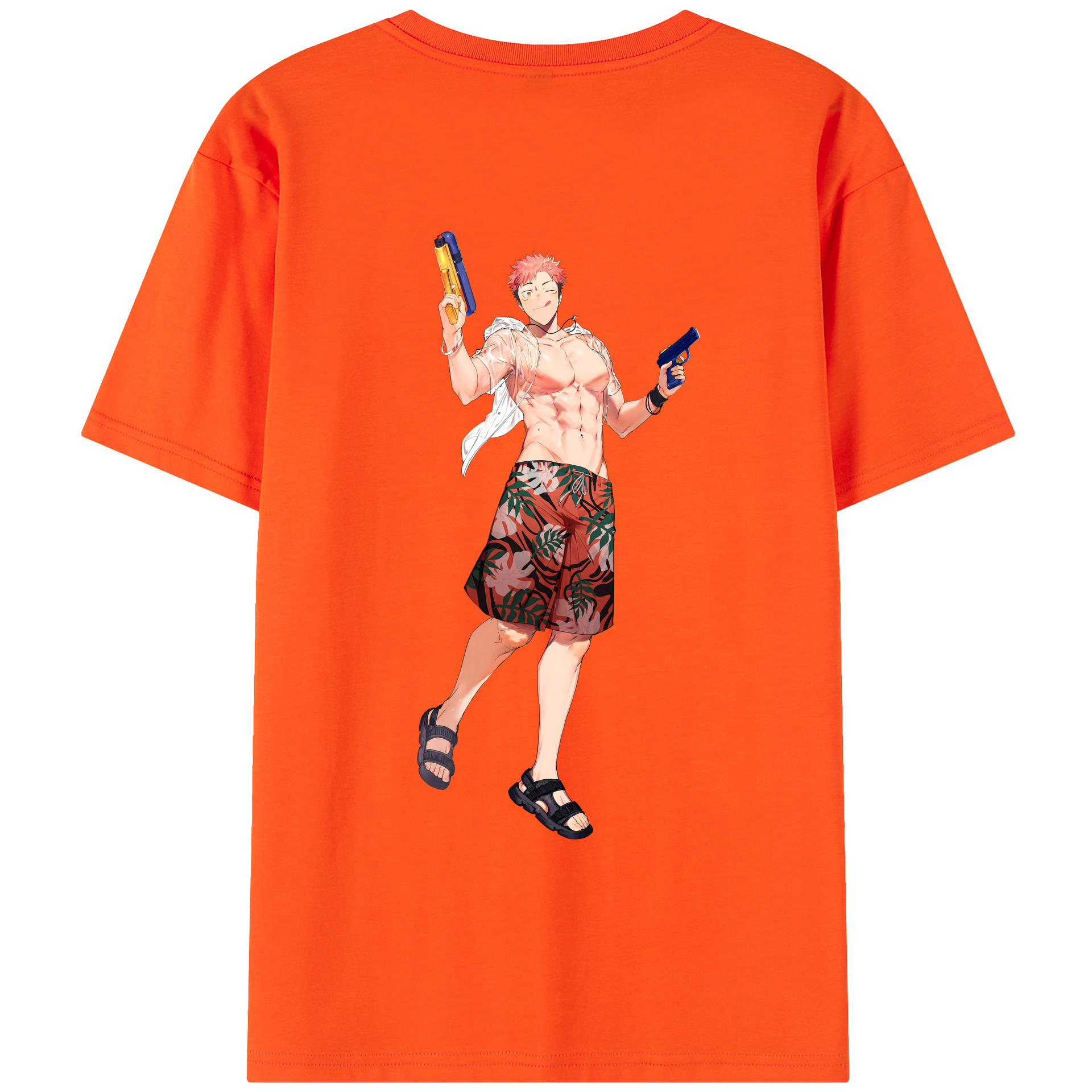 （画像用） 呪術廻戦 Jujutsu Kaisen 綿100％半袖Tシャツ（背面プリント）