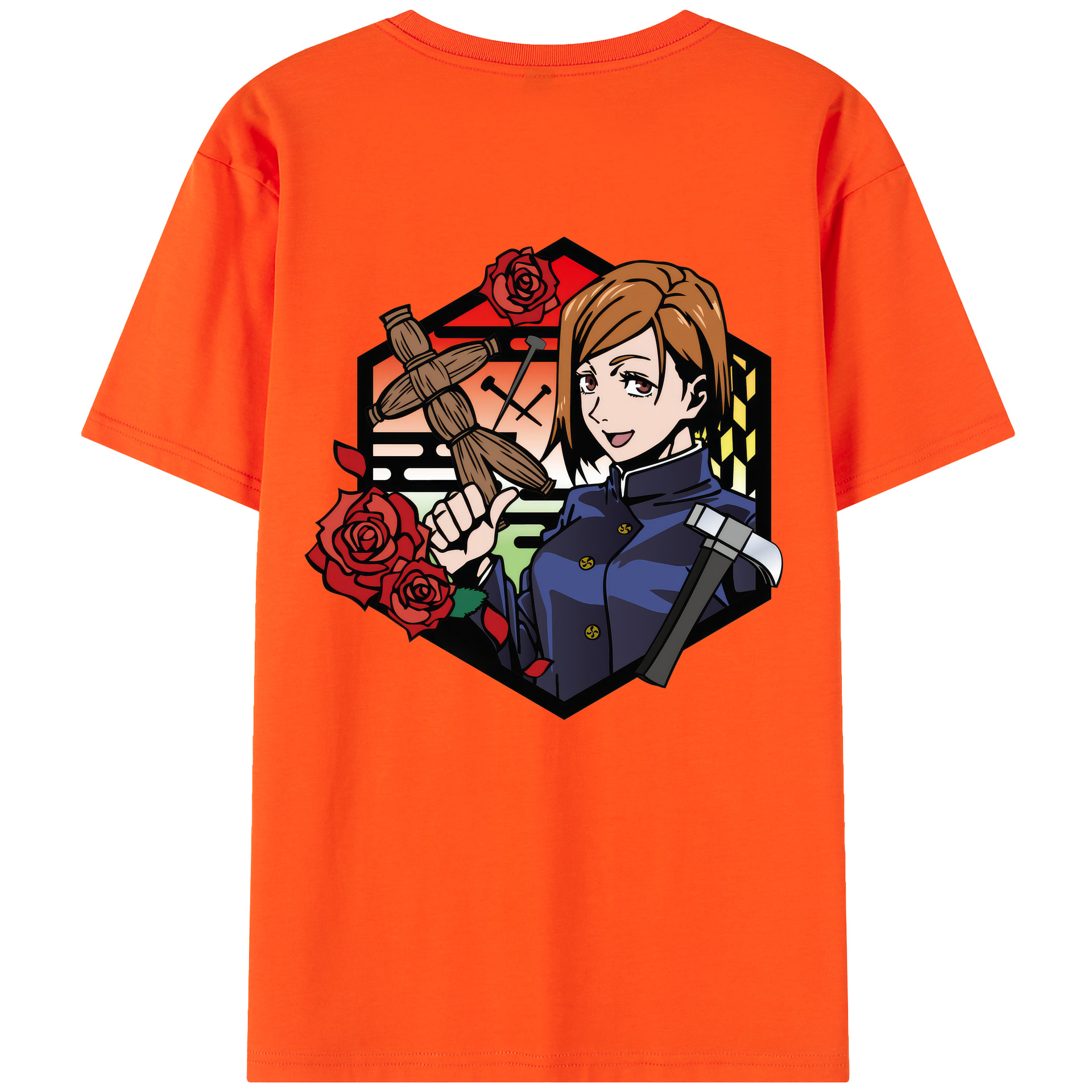 （画像用） 呪術廻戦 Jujutsu Kaisen 綿100％半袖Tシャツ（背面プリント）