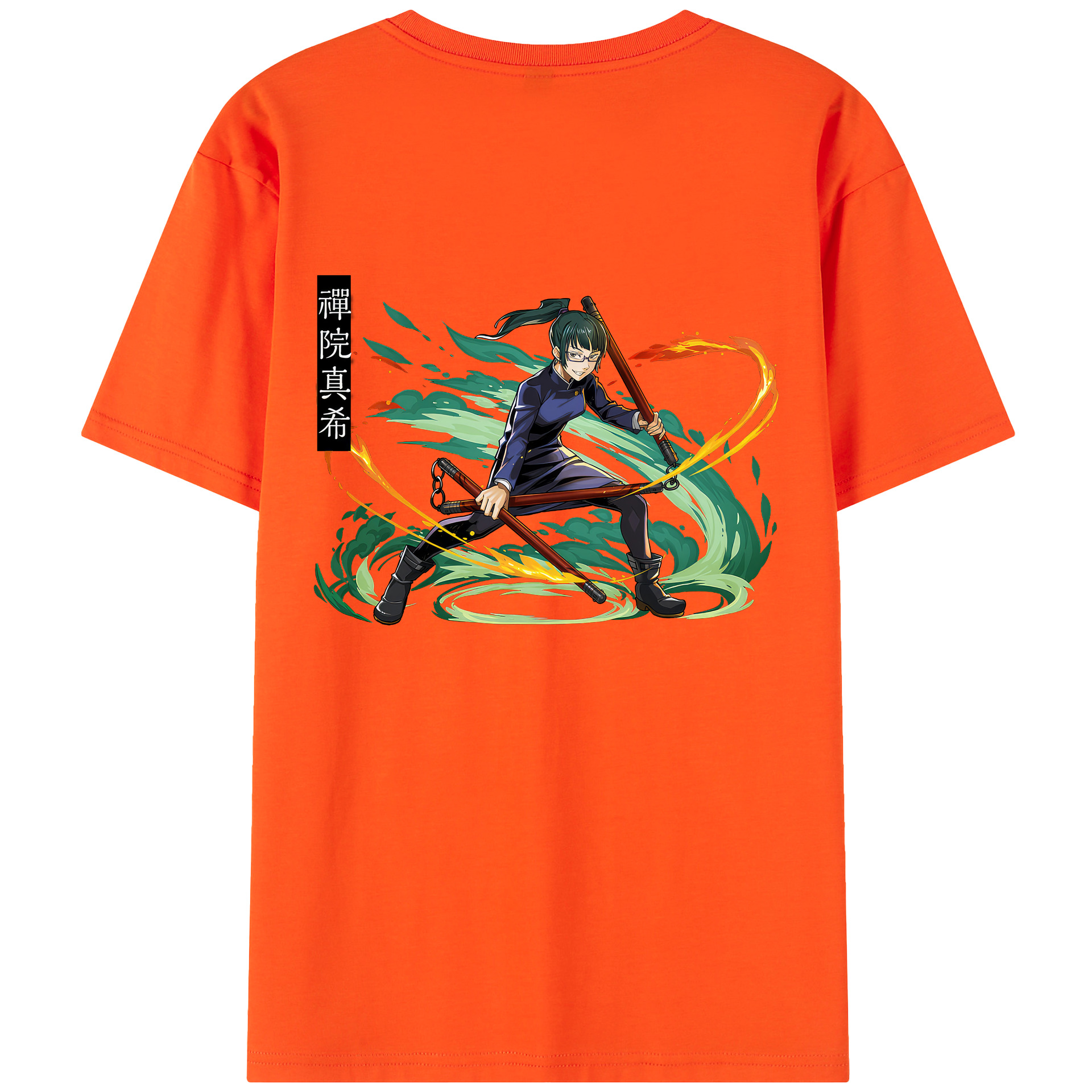 （画像用） 呪術廻戦 Jujutsu Kaisen 綿100％半袖Tシャツ（背面プリント）