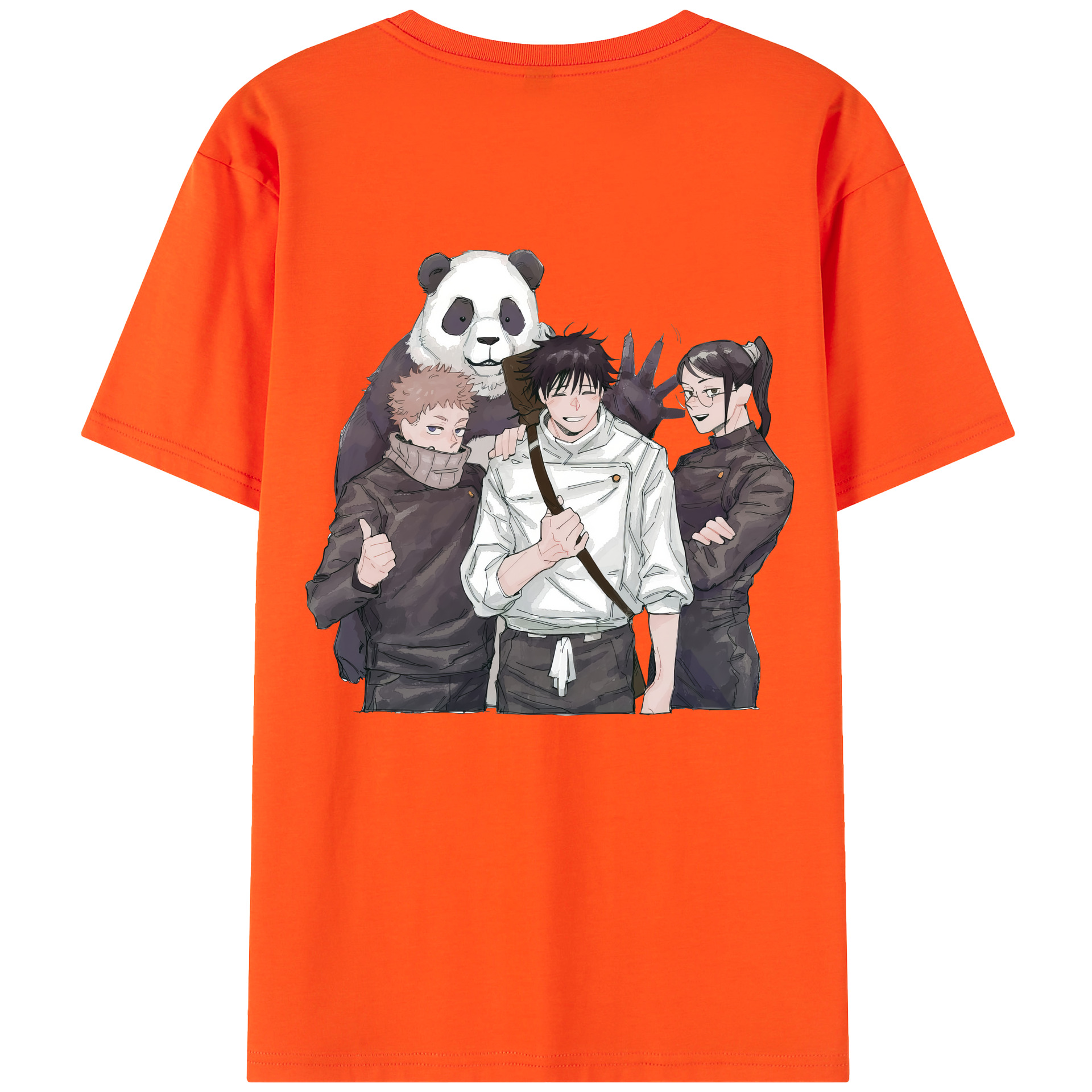 （画像用） 呪術廻戦 Jujutsu Kaisen 綿100％半袖Tシャツ（背面プリント）