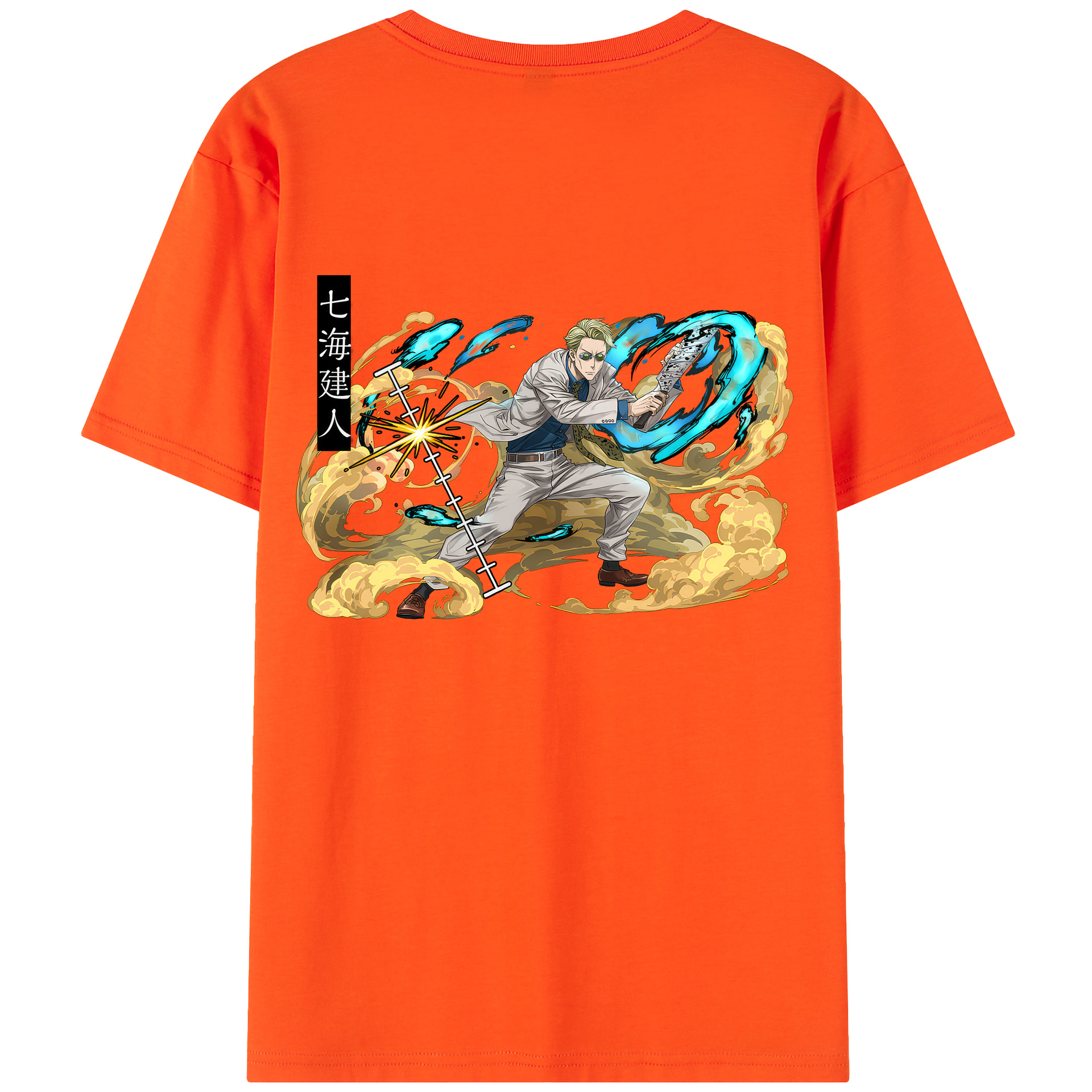 （画像用） 呪術廻戦 Jujutsu Kaisen 綿100％半袖Tシャツ（背面プリント）