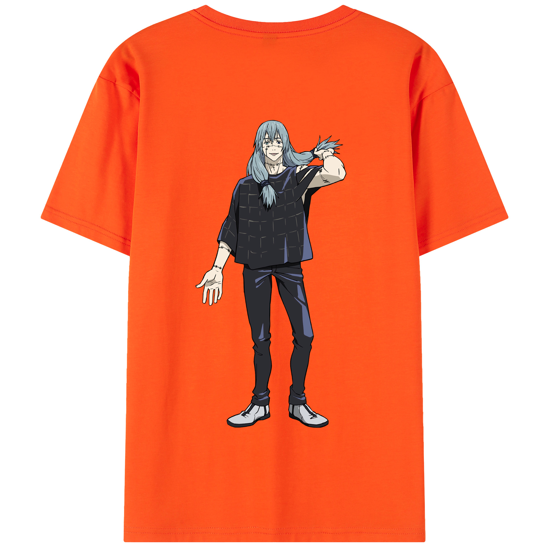 （画像用） 呪術廻戦 Jujutsu Kaisen 綿100％半袖Tシャツ（背面プリント）