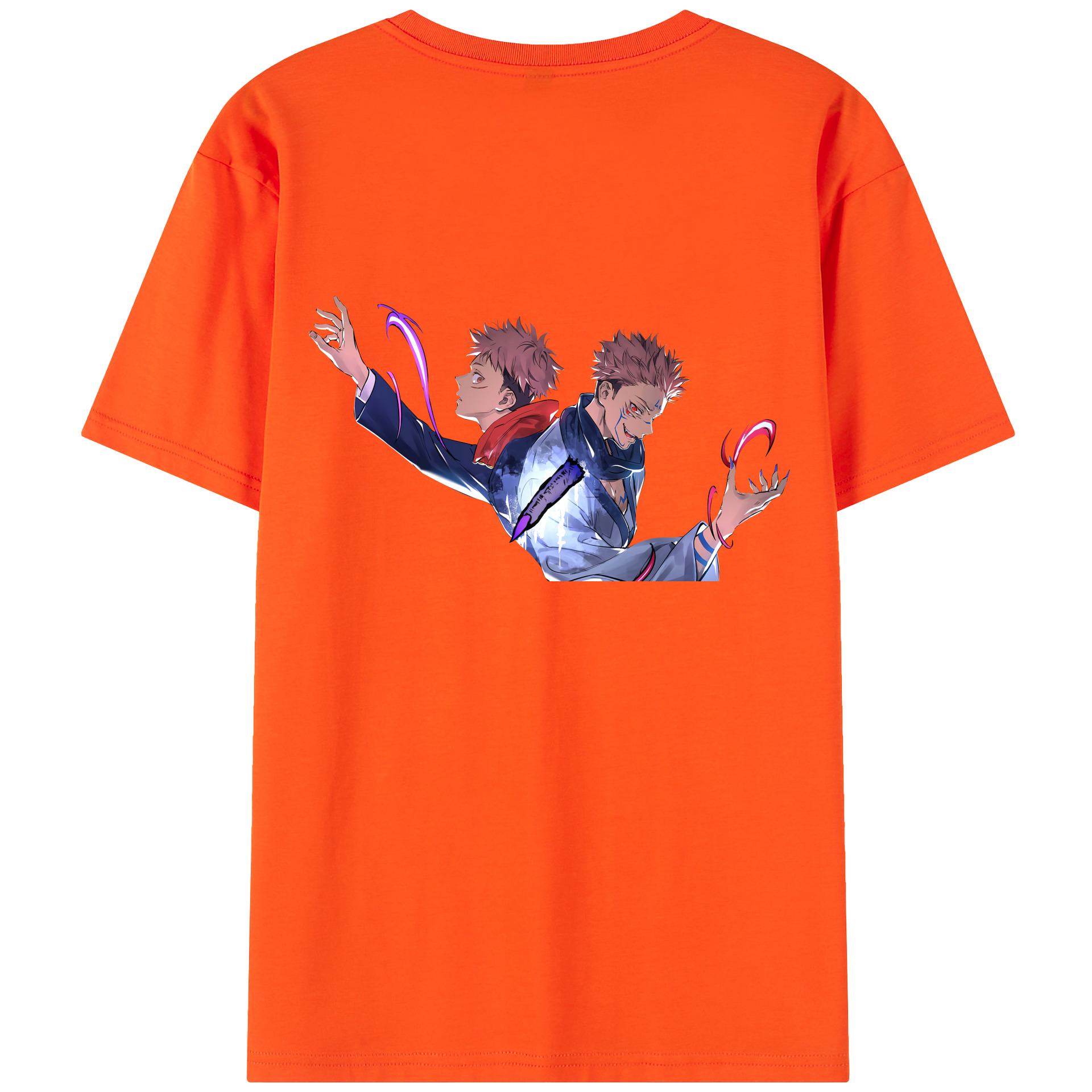 （画像用） 呪術廻戦 Jujutsu Kaisen 綿100％半袖Tシャツ（背面プリント）