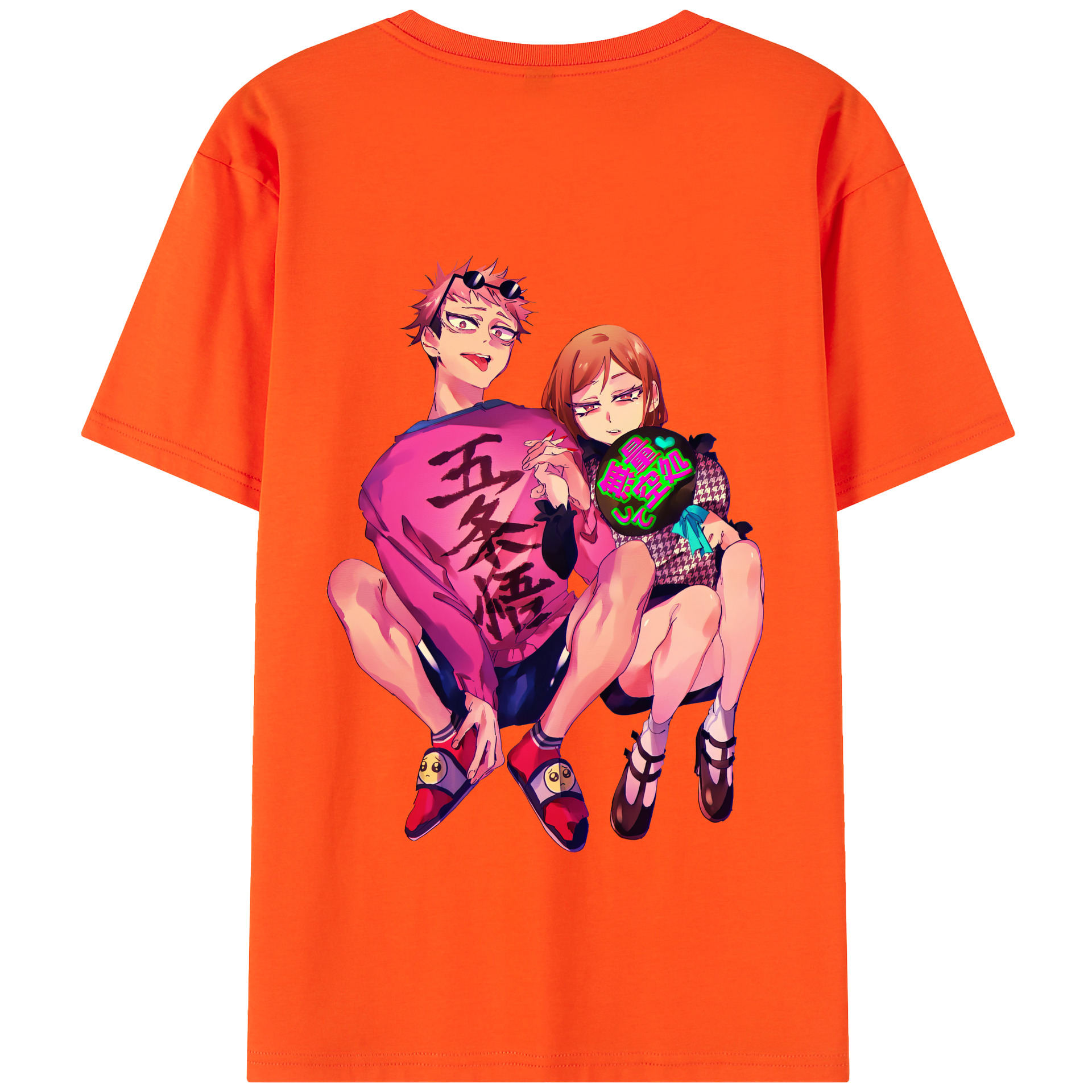 （画像用） 呪術廻戦 Jujutsu Kaisen 綿100％半袖Tシャツ（背面プリント）