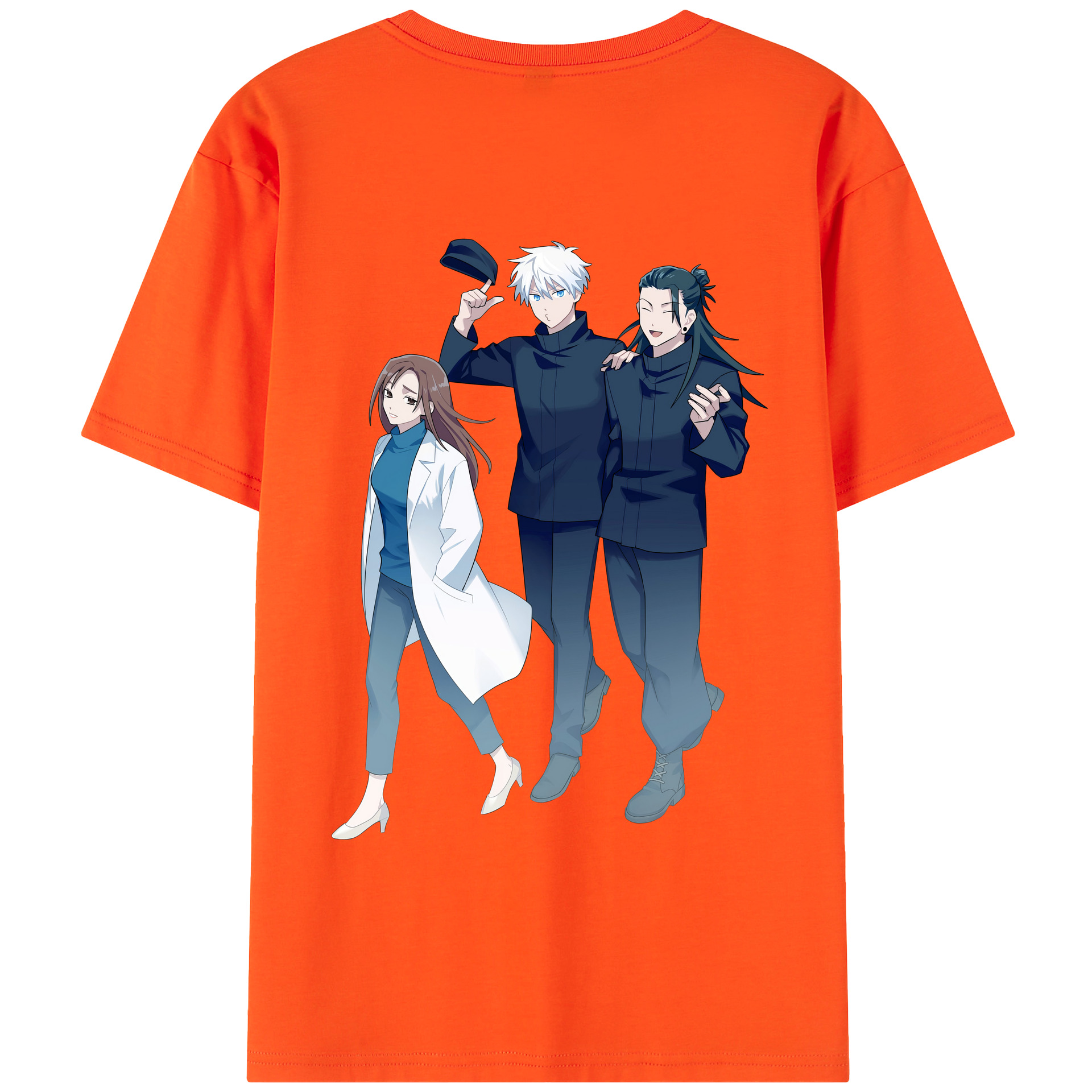 （画像用） 呪術廻戦 Jujutsu Kaisen 綿100％半袖Tシャツ（背面プリント）