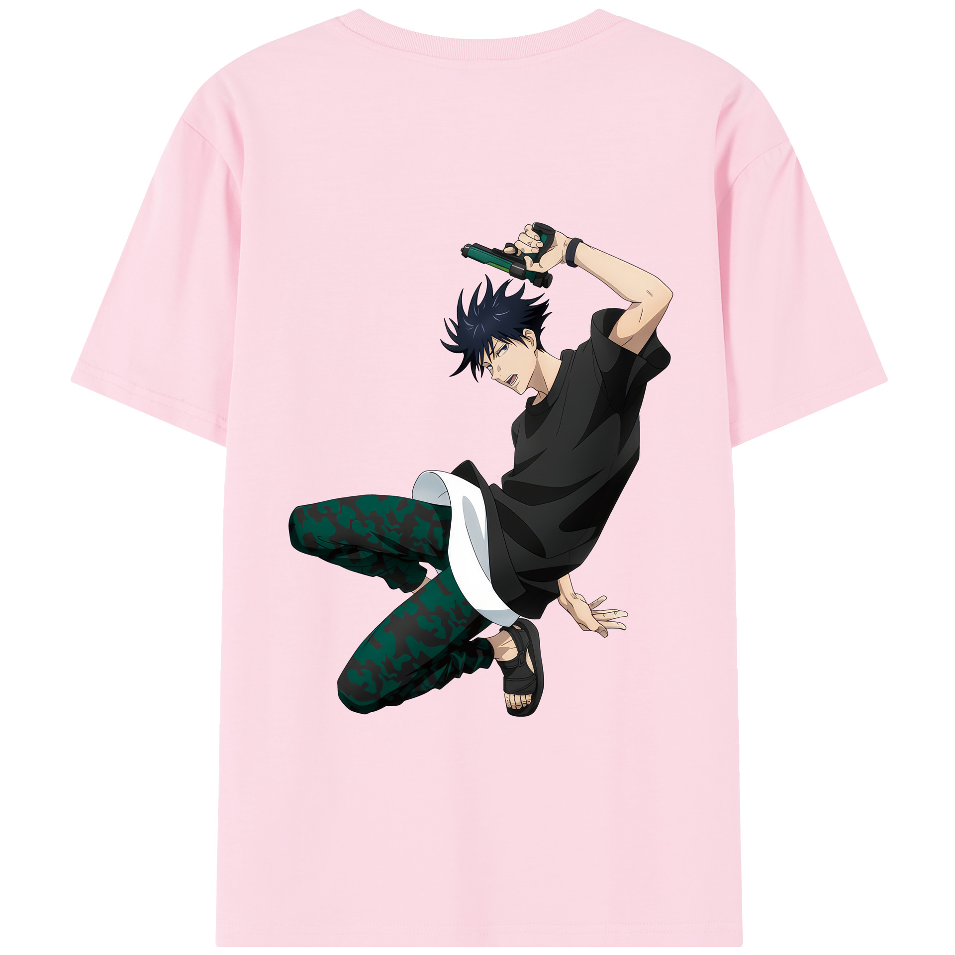 （画像用） 呪術廻戦 Jujutsu Kaisen 綿100％半袖Tシャツ（背面プリント）