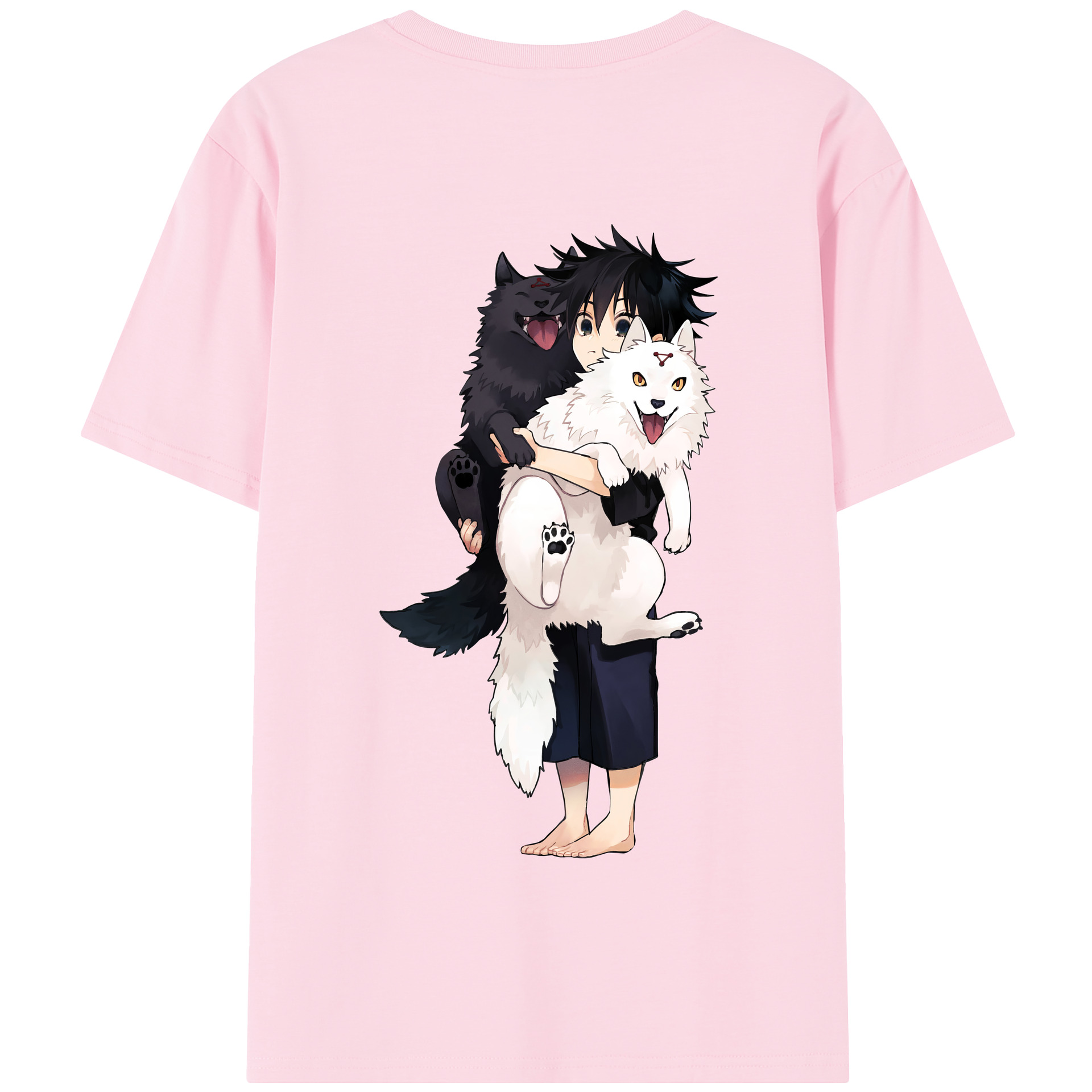 （画像用） 呪術廻戦 Jujutsu Kaisen 綿100％半袖Tシャツ（背面プリント）
