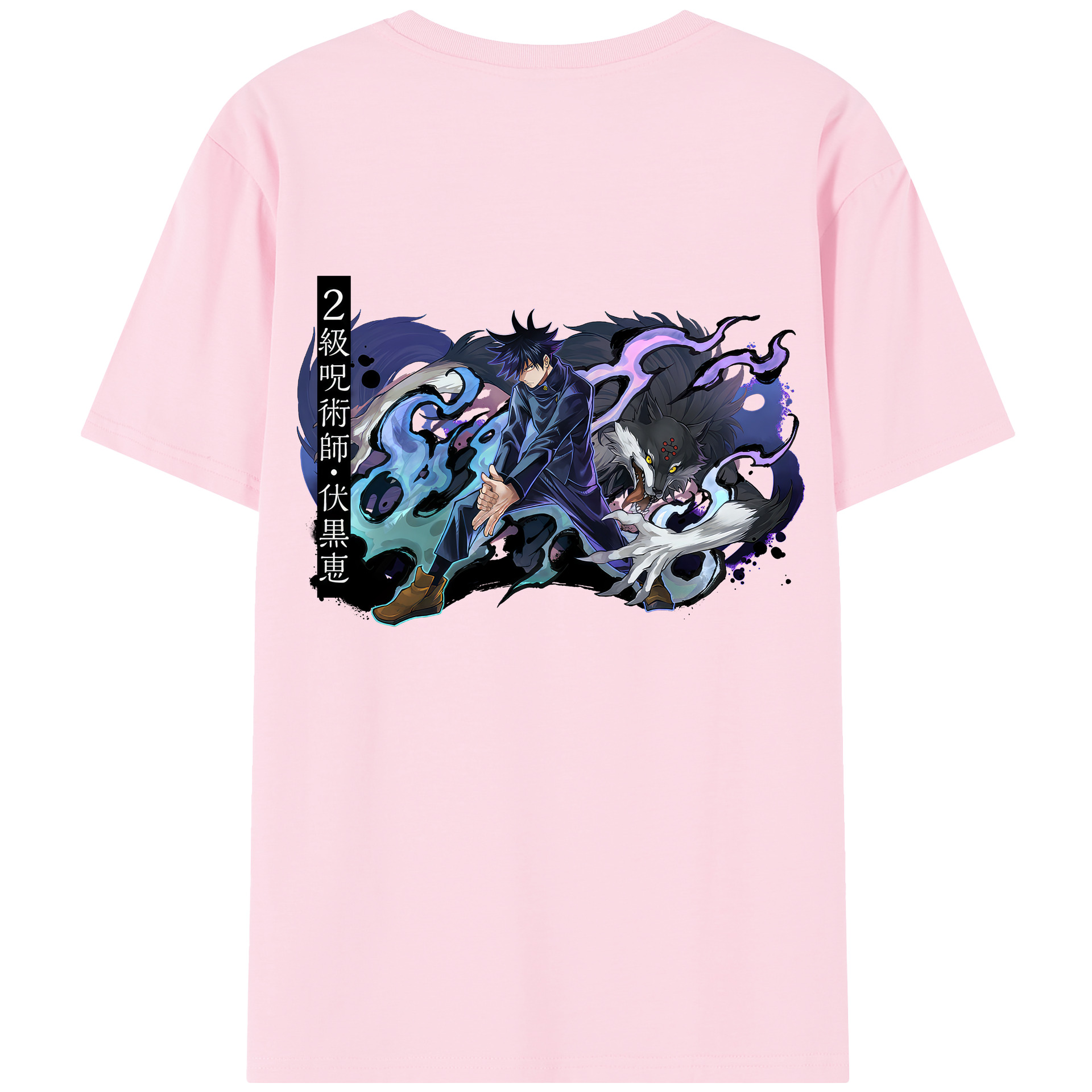 （画像用） 呪術廻戦 Jujutsu Kaisen 綿100％半袖Tシャツ（背面プリント）