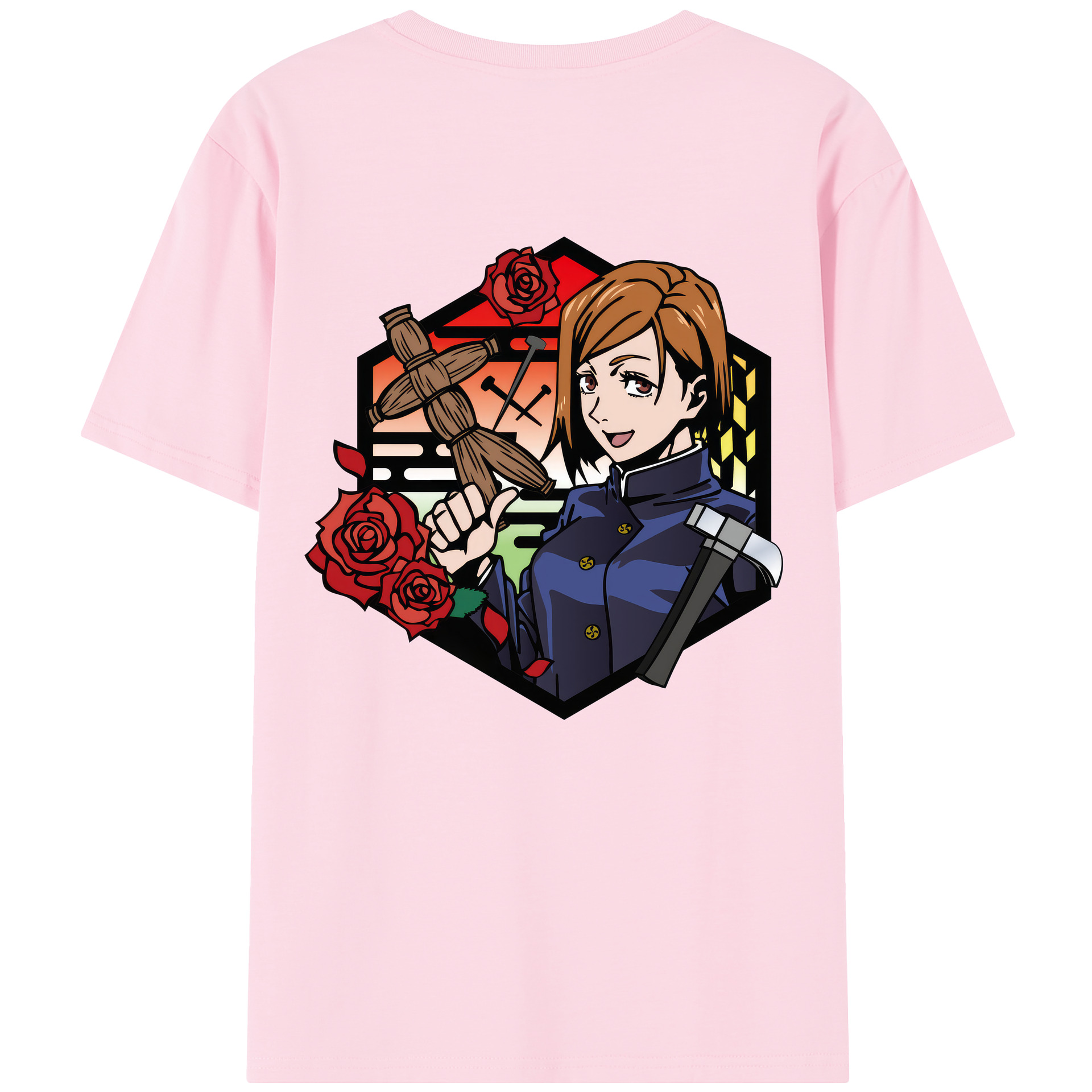 （画像用） 呪術廻戦 Jujutsu Kaisen 綿100％半袖Tシャツ（背面プリント）