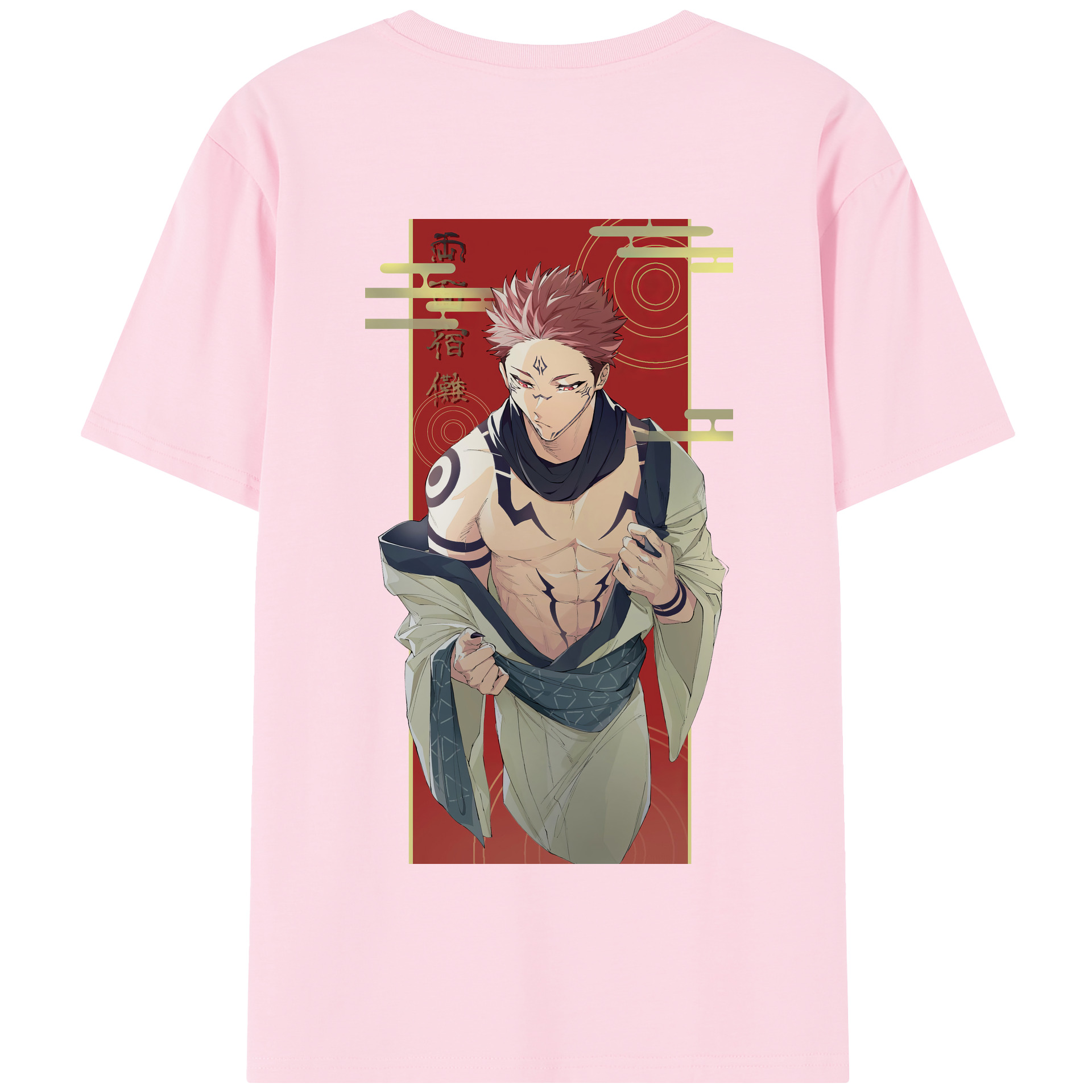 （画像用） 呪術廻戦 Jujutsu Kaisen 綿100％半袖Tシャツ（背面プリント）