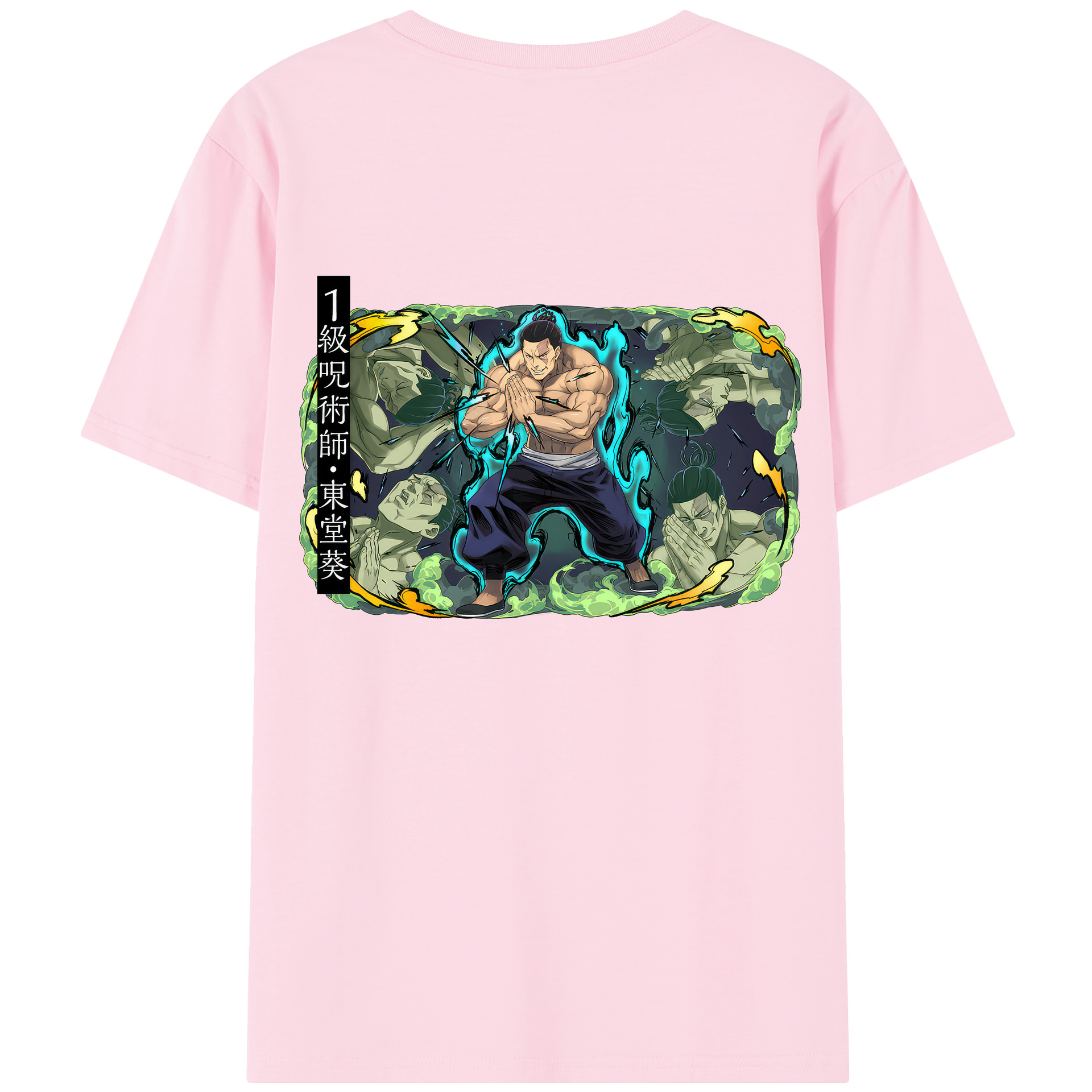 （画像用） 呪術廻戦 Jujutsu Kaisen 綿100％半袖Tシャツ（背面プリント）