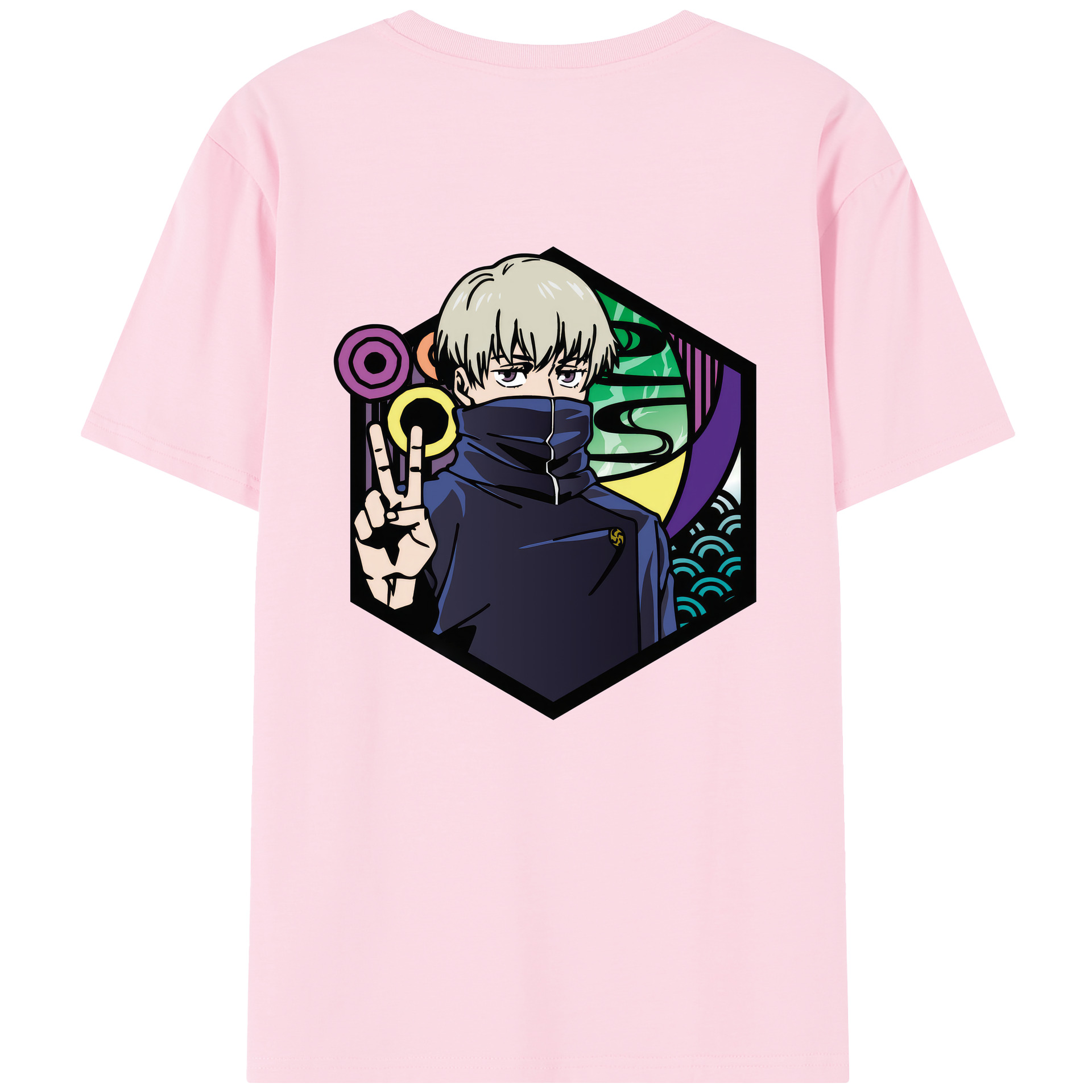 （画像用） 呪術廻戦 Jujutsu Kaisen 綿100％半袖Tシャツ（背面プリント）