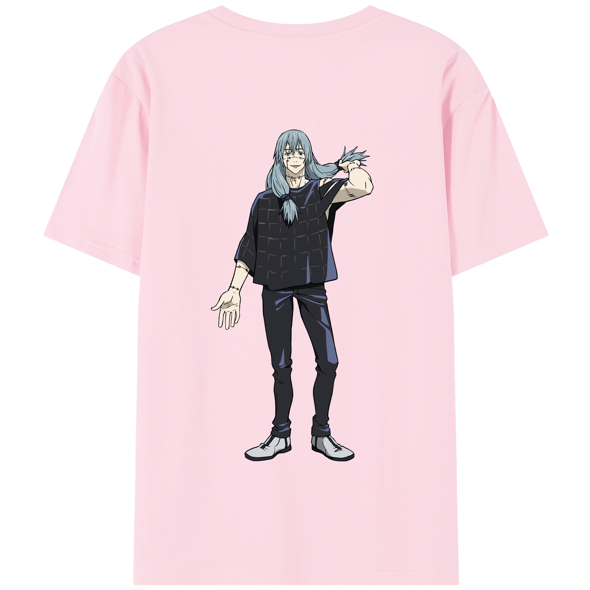 （画像用） 呪術廻戦 Jujutsu Kaisen 綿100％半袖Tシャツ（背面プリント）