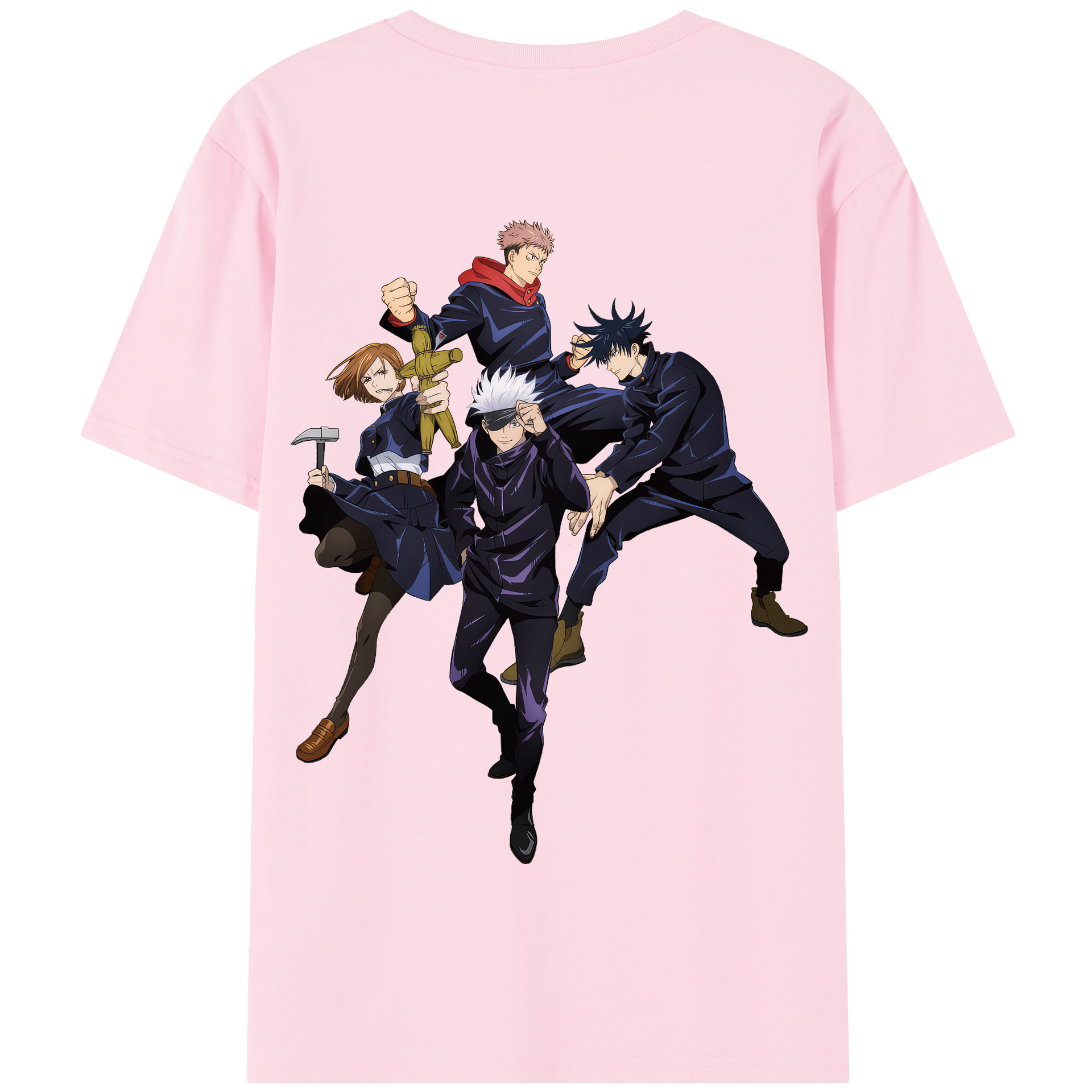 （画像用） 呪術廻戦 Jujutsu Kaisen 綿100％半袖Tシャツ（背面プリント）