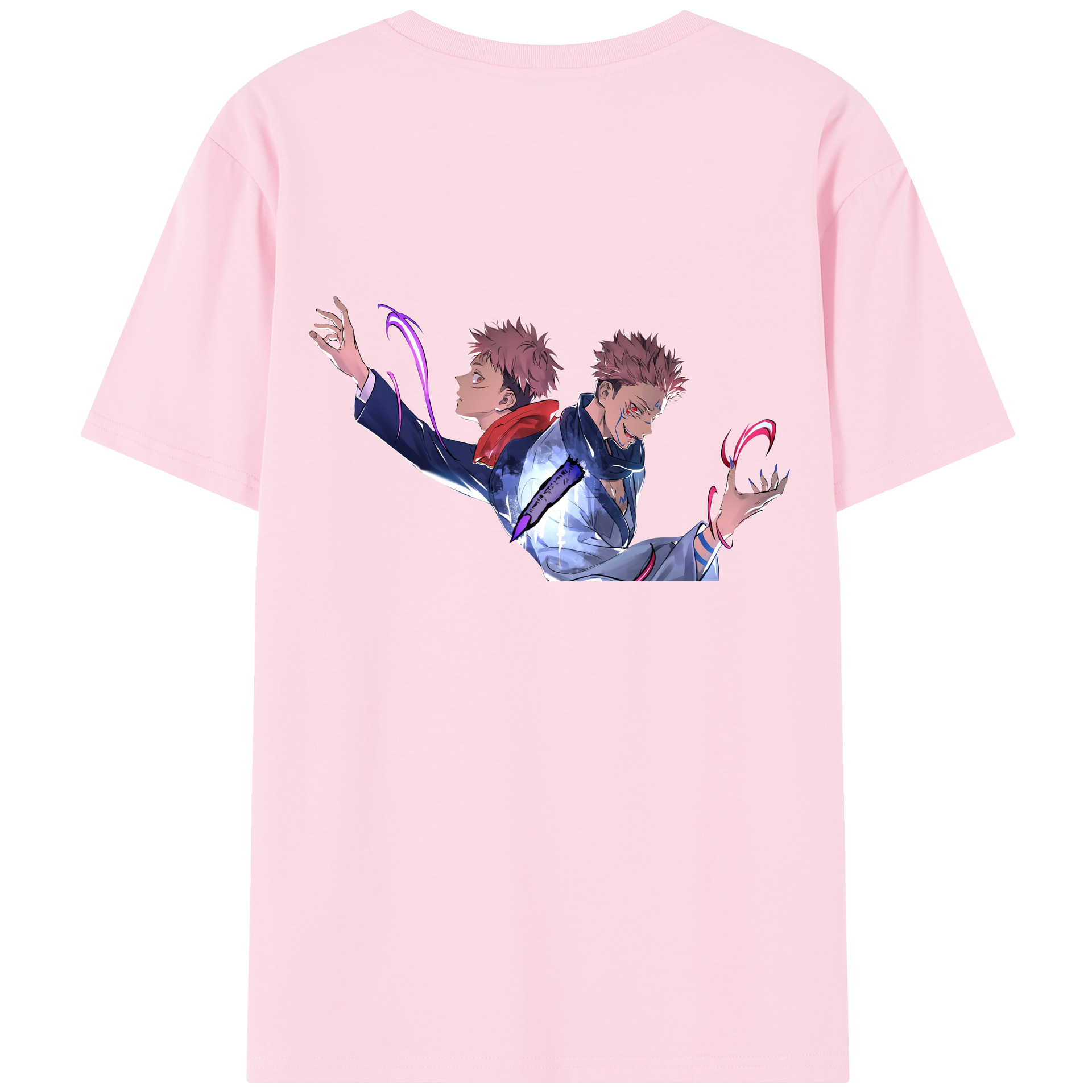 （画像用） 呪術廻戦 Jujutsu Kaisen 綿100％半袖Tシャツ（背面プリント）
