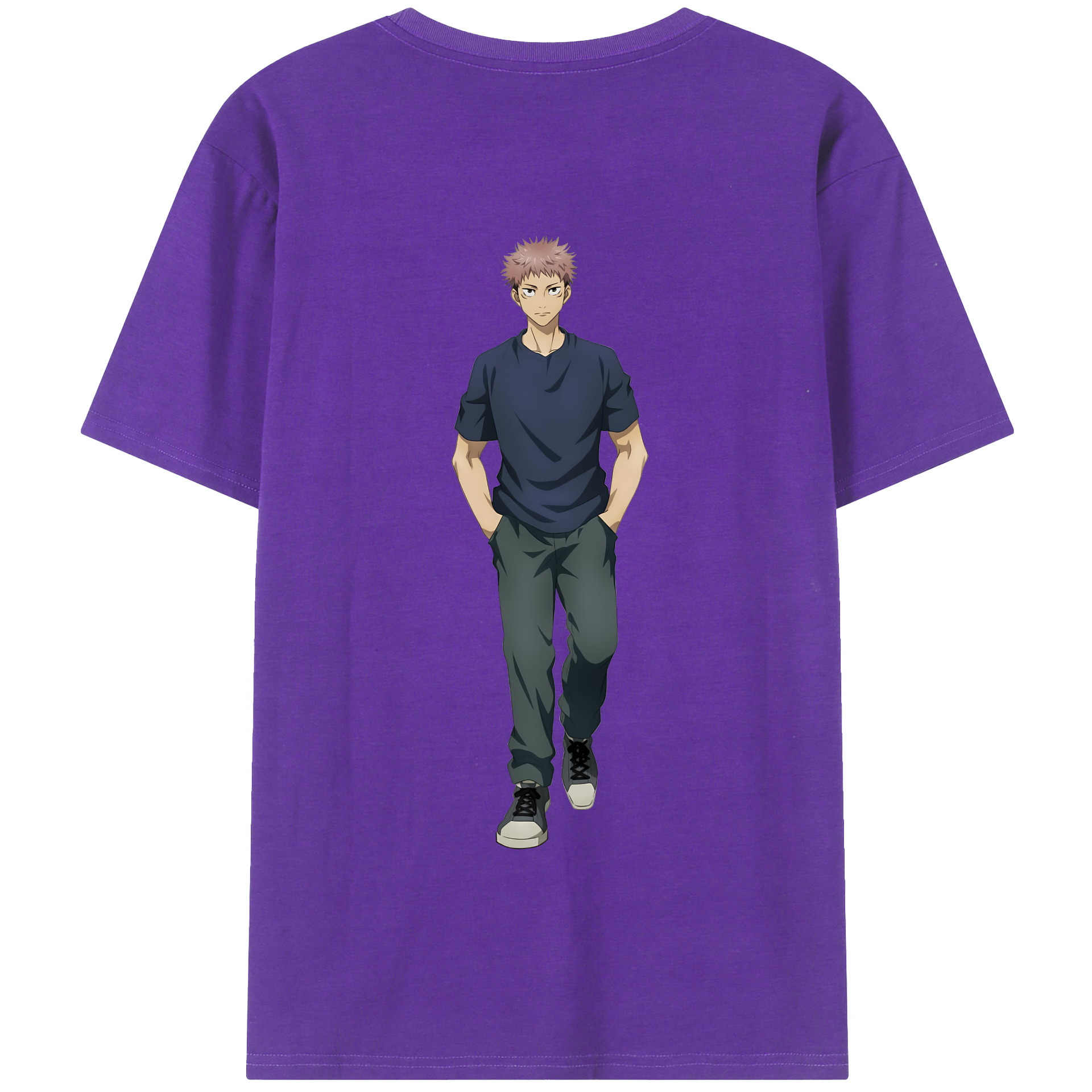 （画像用） 呪術廻戦 Jujutsu Kaisen 綿100％半袖Tシャツ（背面プリント）