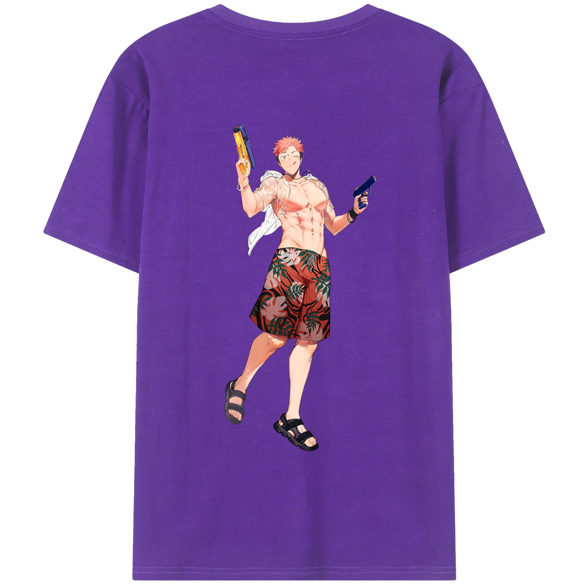 （画像用） 呪術廻戦 Jujutsu Kaisen 綿100％半袖Tシャツ（背面プリント）