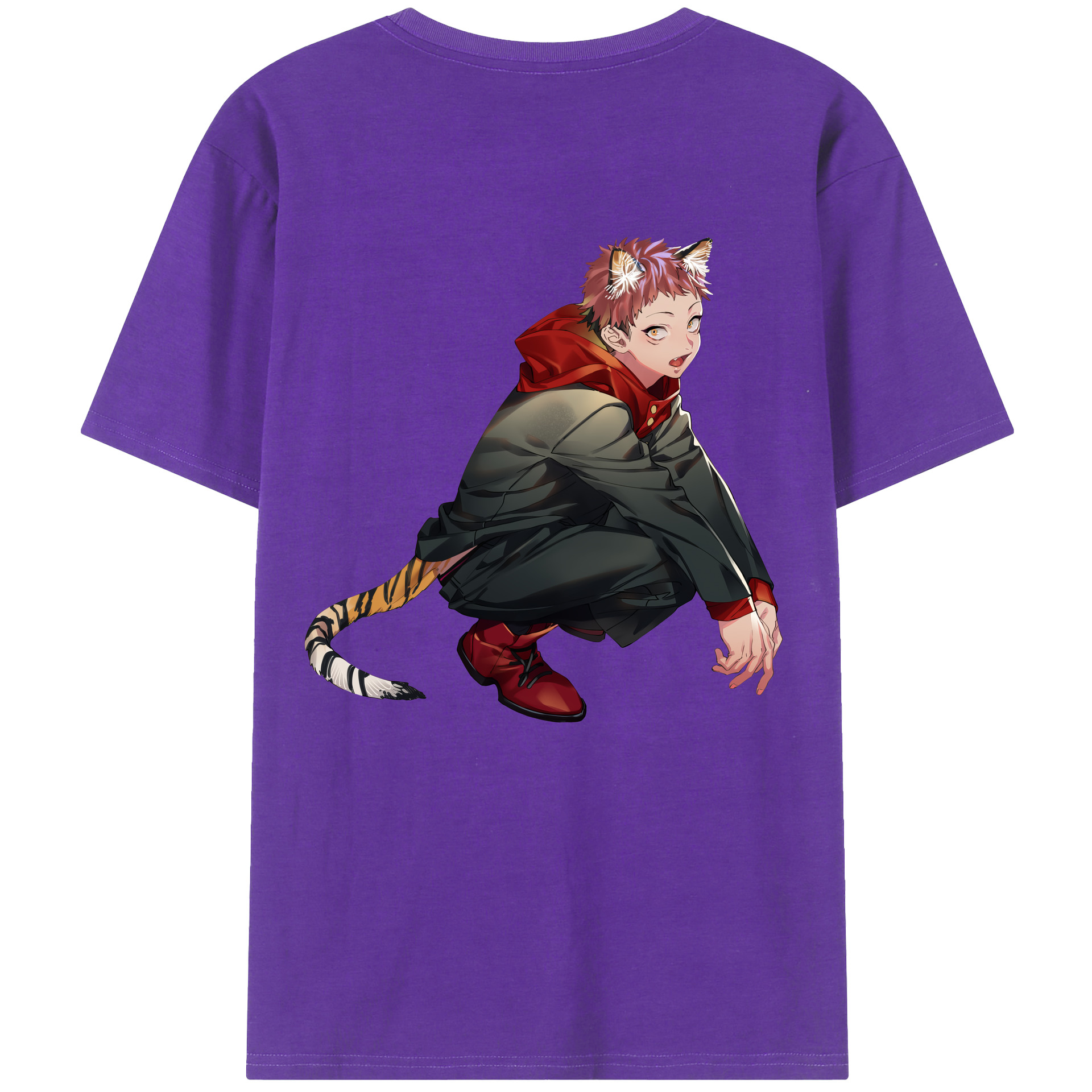 （画像用） 呪術廻戦 Jujutsu Kaisen 綿100％半袖Tシャツ（背面プリント）