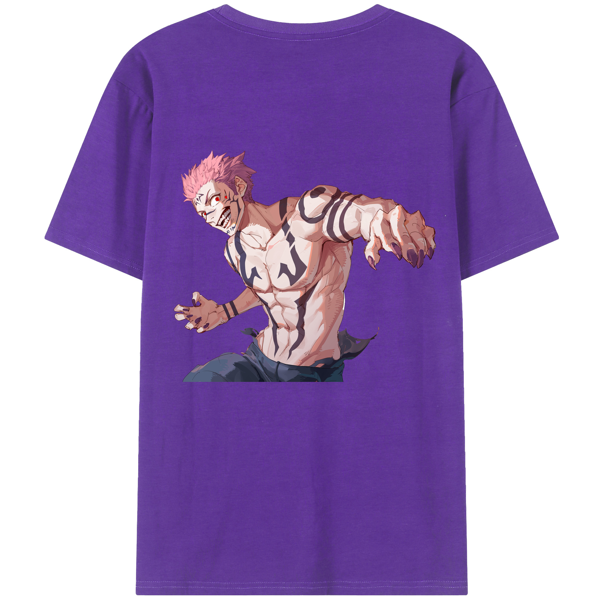 （画像用） 呪術廻戦 Jujutsu Kaisen 綿100％半袖Tシャツ（背面プリント）
