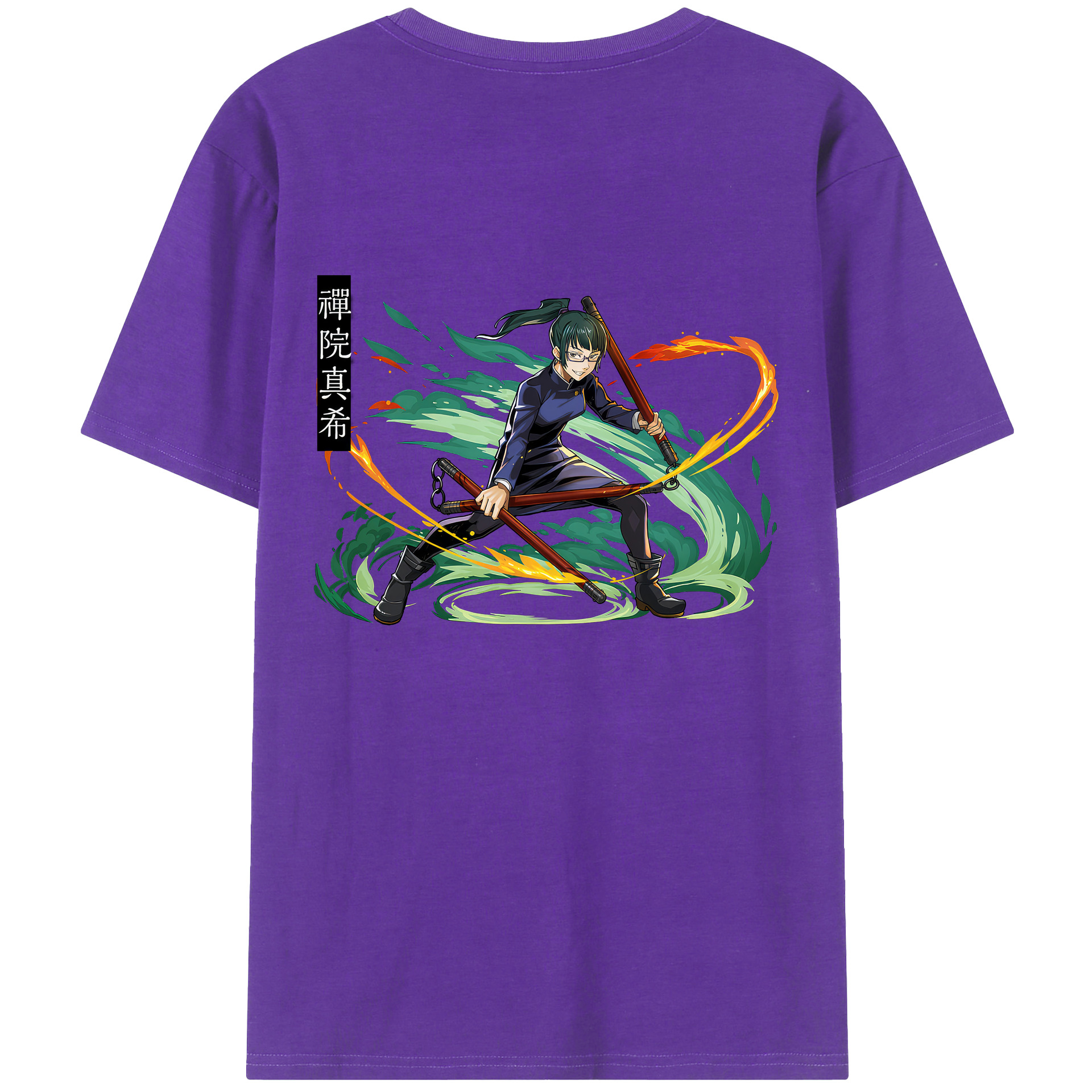 （画像用） 呪術廻戦 Jujutsu Kaisen 綿100％半袖Tシャツ（背面プリント）