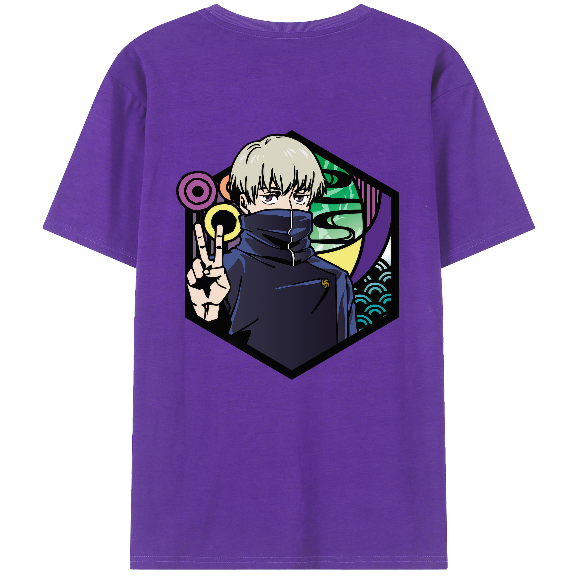 （画像用） 呪術廻戦 Jujutsu Kaisen 綿100％半袖Tシャツ（背面プリント）