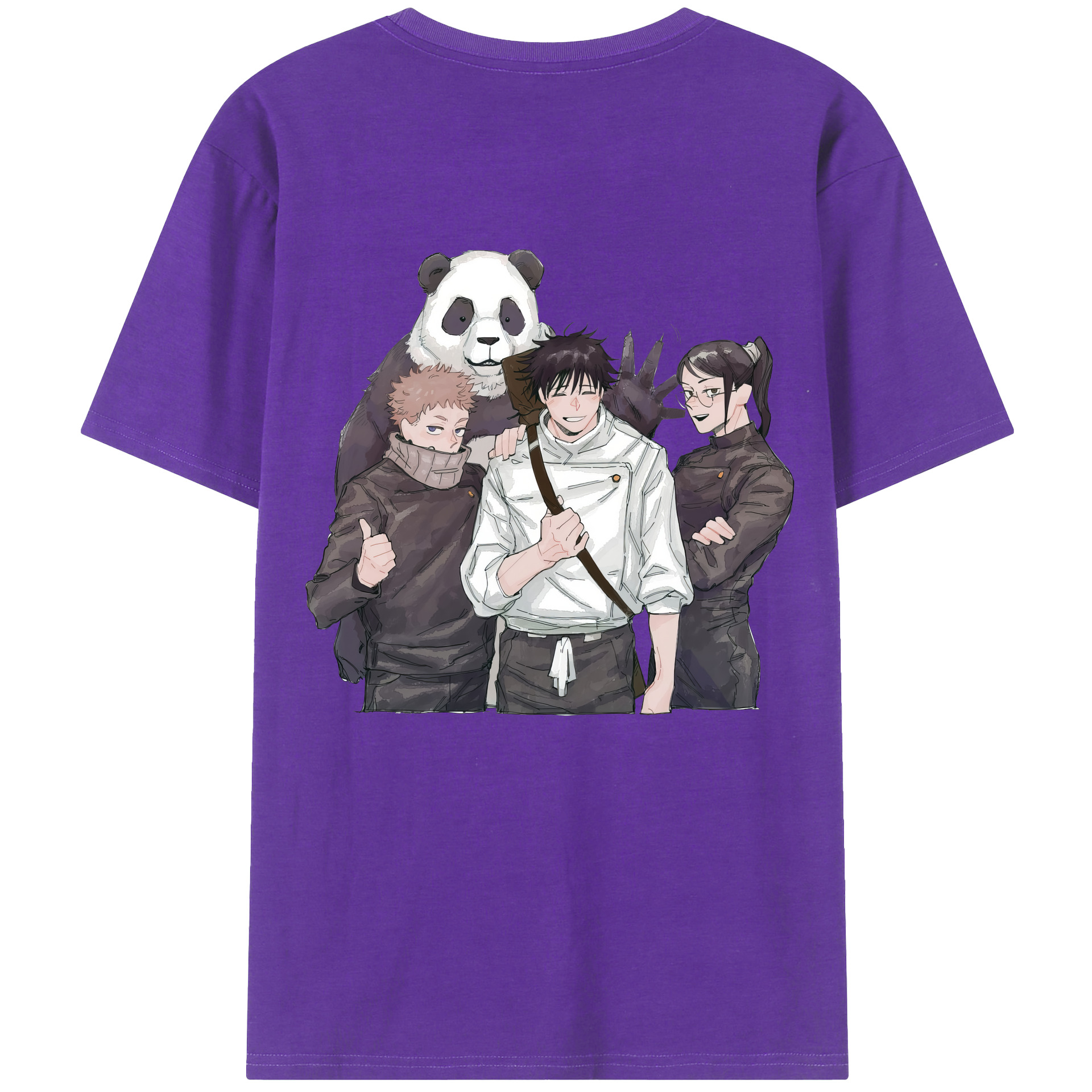 （画像用） 呪術廻戦 Jujutsu Kaisen 綿100％半袖Tシャツ（背面プリント）