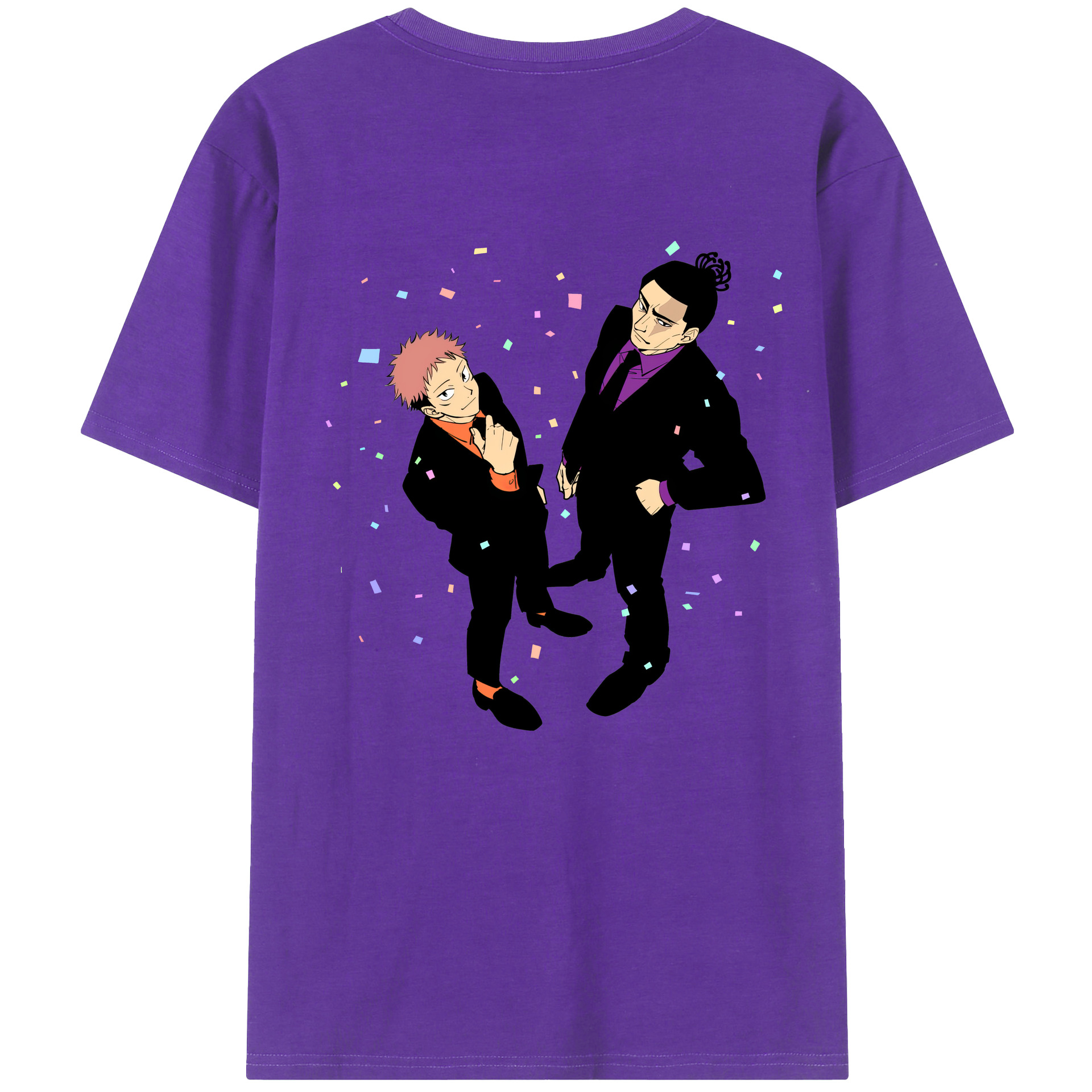 （画像用） 呪術廻戦 Jujutsu Kaisen 綿100％半袖Tシャツ（背面プリント）