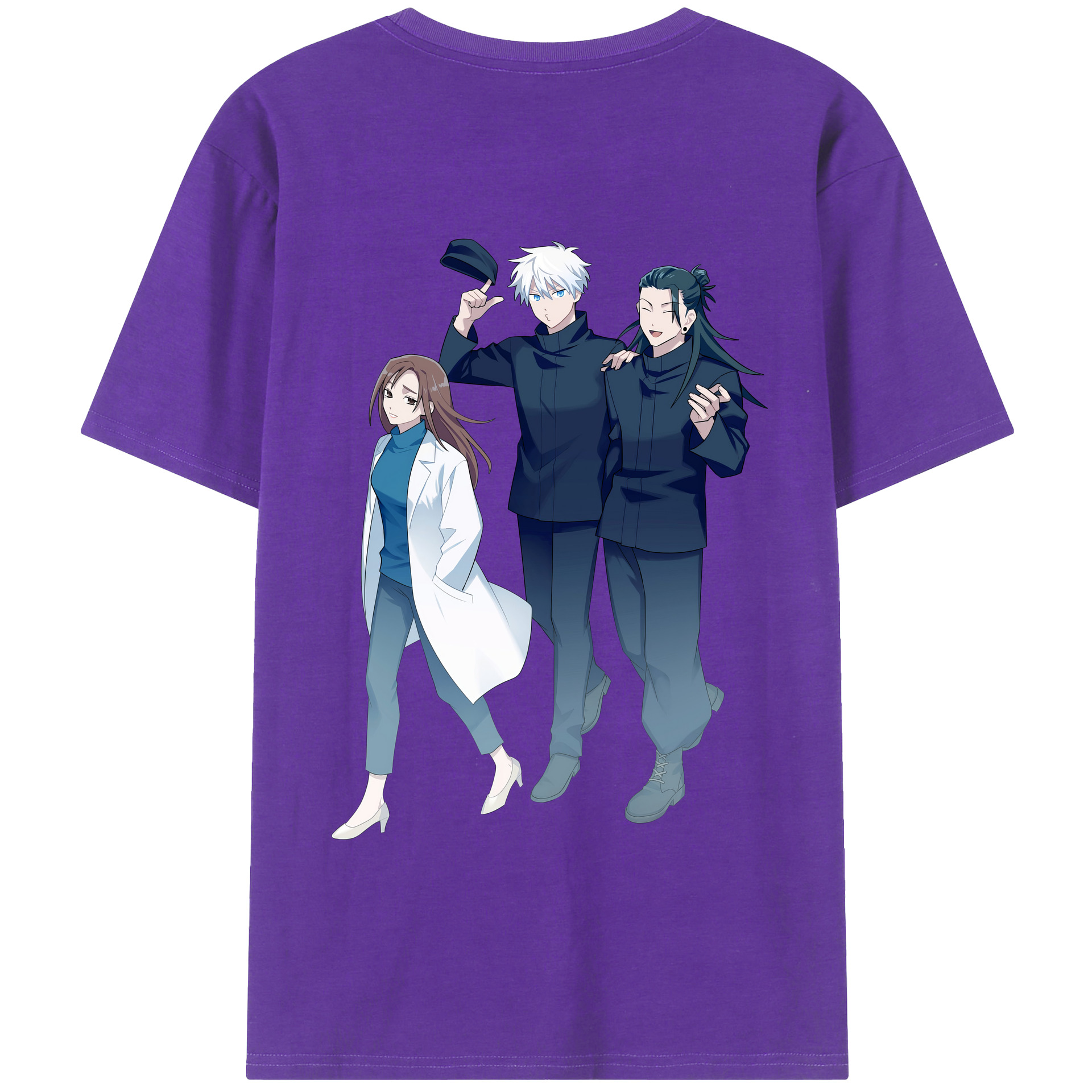 （画像用） 呪術廻戦 Jujutsu Kaisen 綿100％半袖Tシャツ（背面プリント）