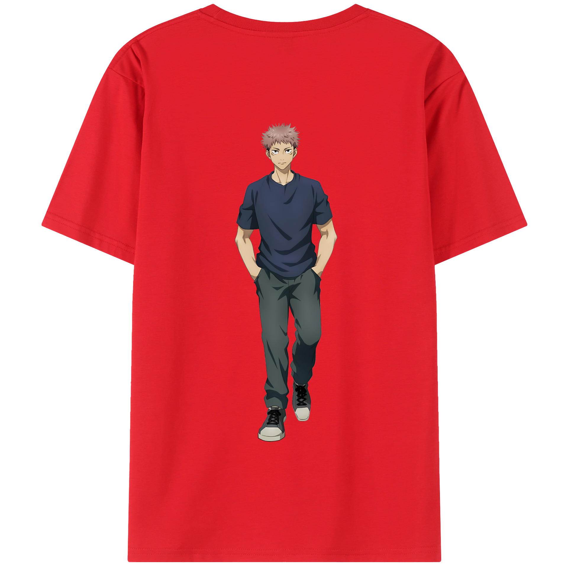 （画像用） 呪術廻戦 Jujutsu Kaisen 綿100％半袖Tシャツ（背面プリント）