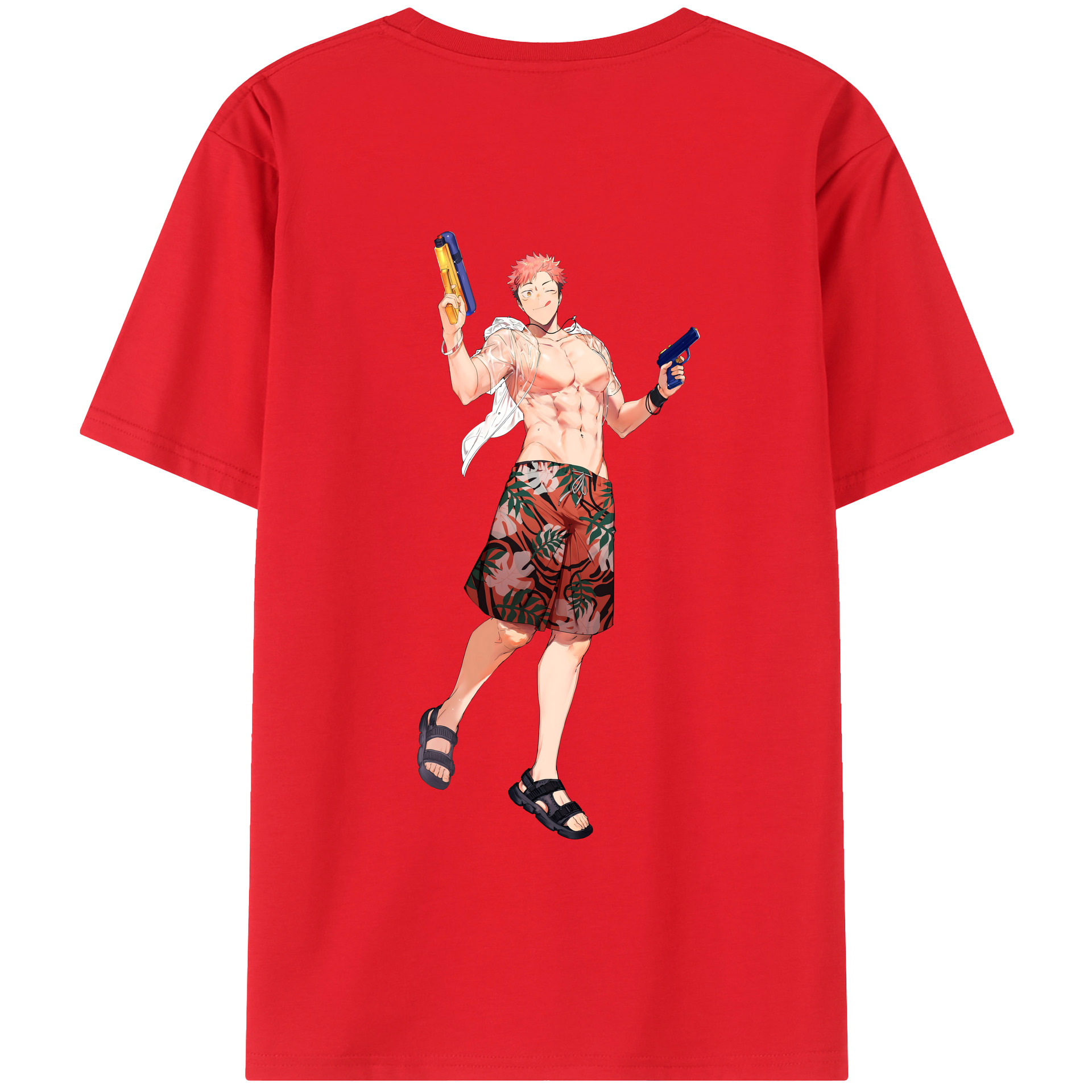 （画像用） 呪術廻戦 Jujutsu Kaisen 綿100％半袖Tシャツ（背面プリント）