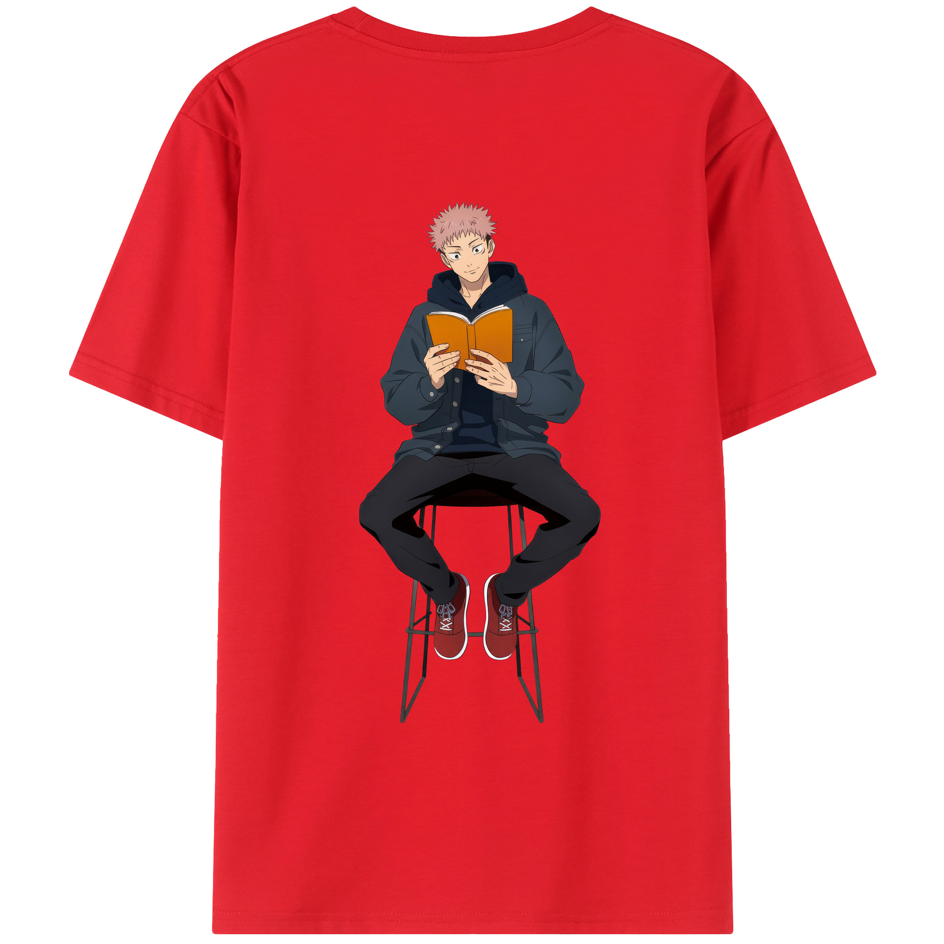 （画像用） 呪術廻戦 Jujutsu Kaisen 綿100％半袖Tシャツ（背面プリント）