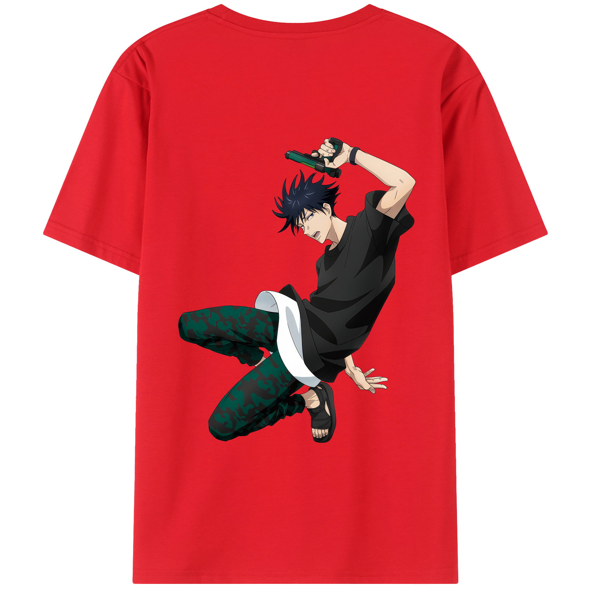（画像用） 呪術廻戦 Jujutsu Kaisen 綿100％半袖Tシャツ（背面プリント）