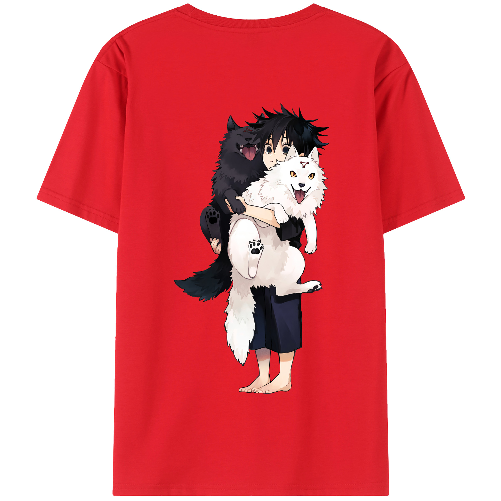 （画像用） 呪術廻戦 Jujutsu Kaisen 綿100％半袖Tシャツ（背面プリント）